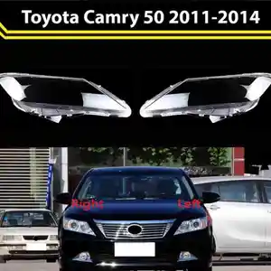 Стекло фары на Toyota Camry v50 2011-2014