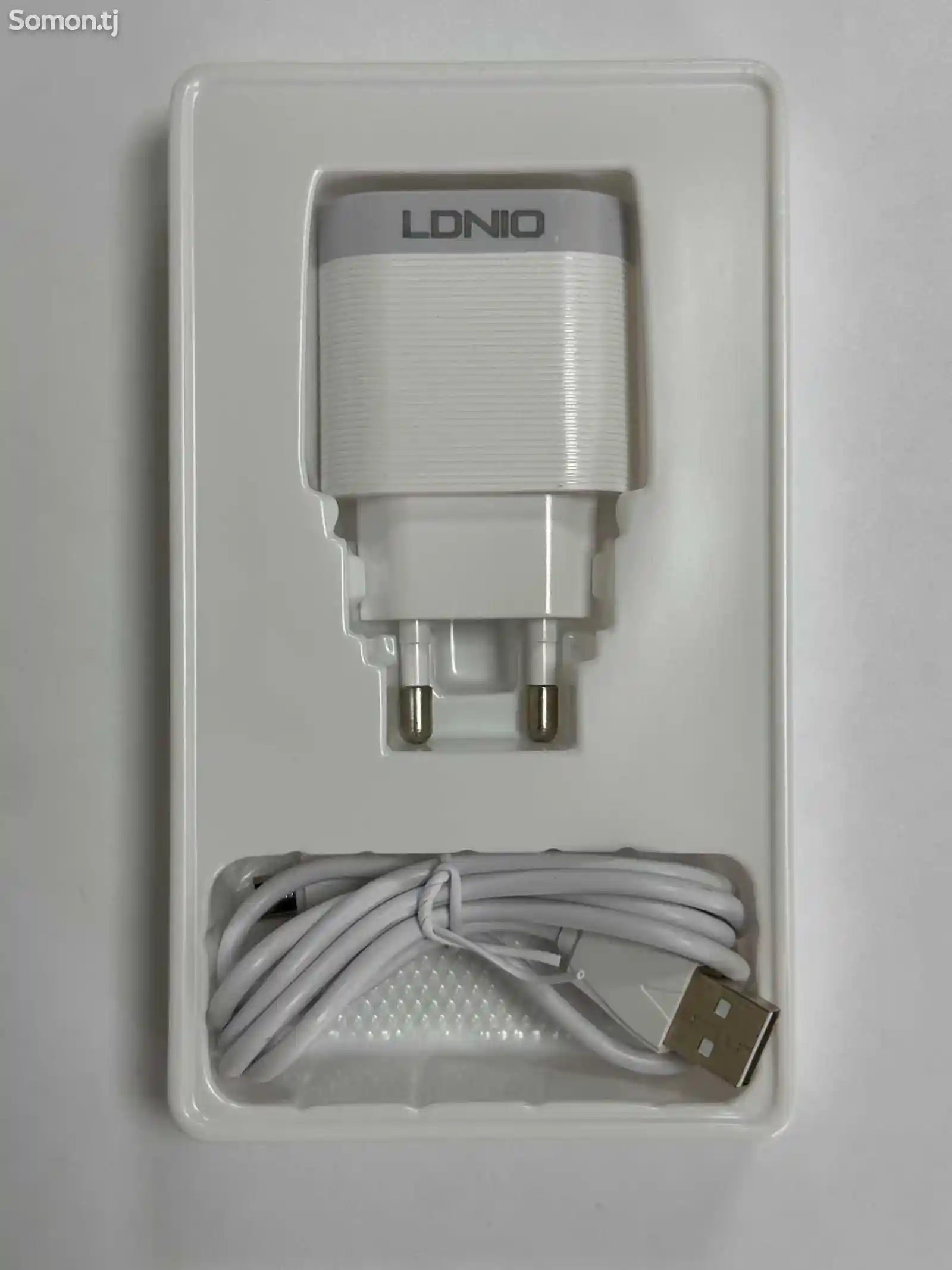 Сетевое зарядное устройство Ldnio A303Q + Micro USB-1
