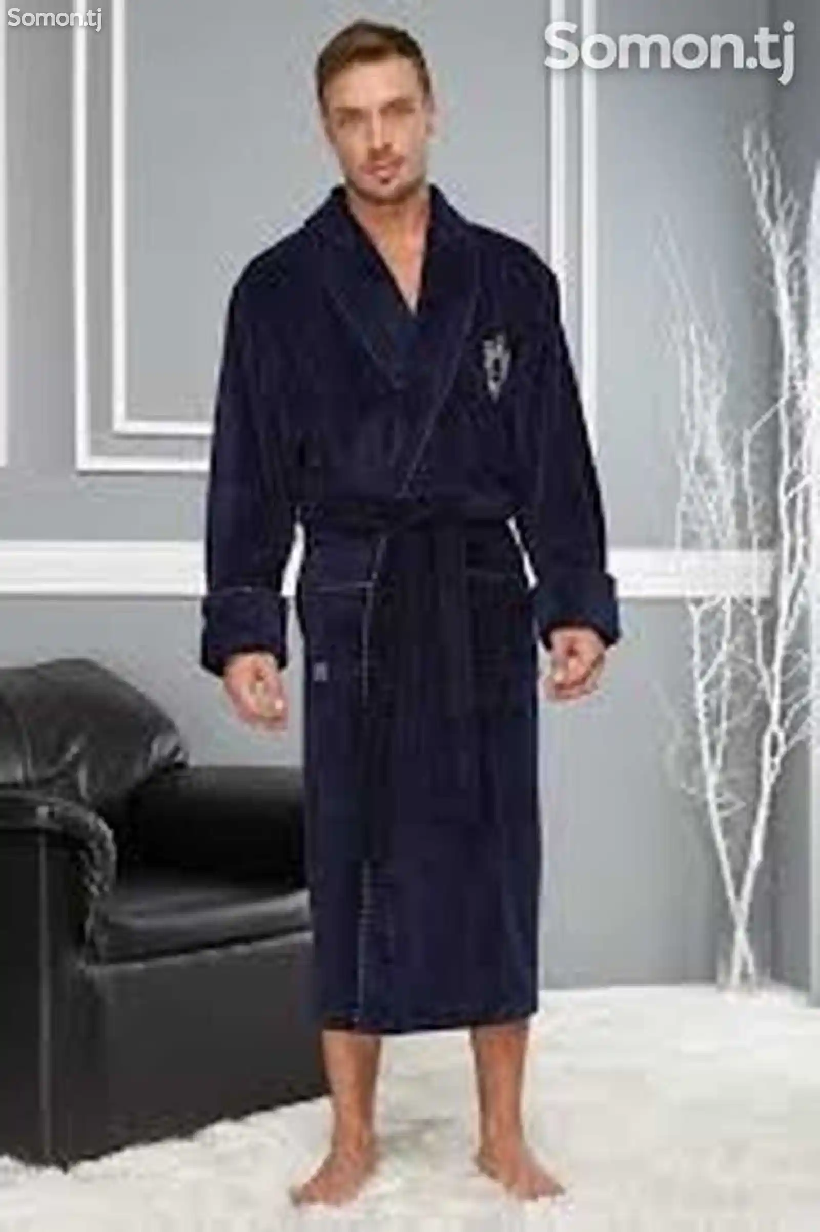Банный халат мужской на заказ-5