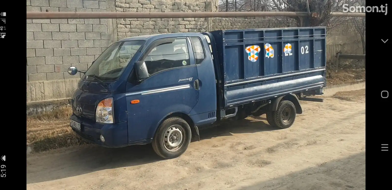 Бортовой грузовик Hyundai Porter,2011