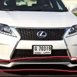 Передний губа на Lexus RX 2010-2015