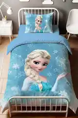 Детский комплект постельного белья Evpanya Blue Elsa Patterned Single Baby на заказ-2