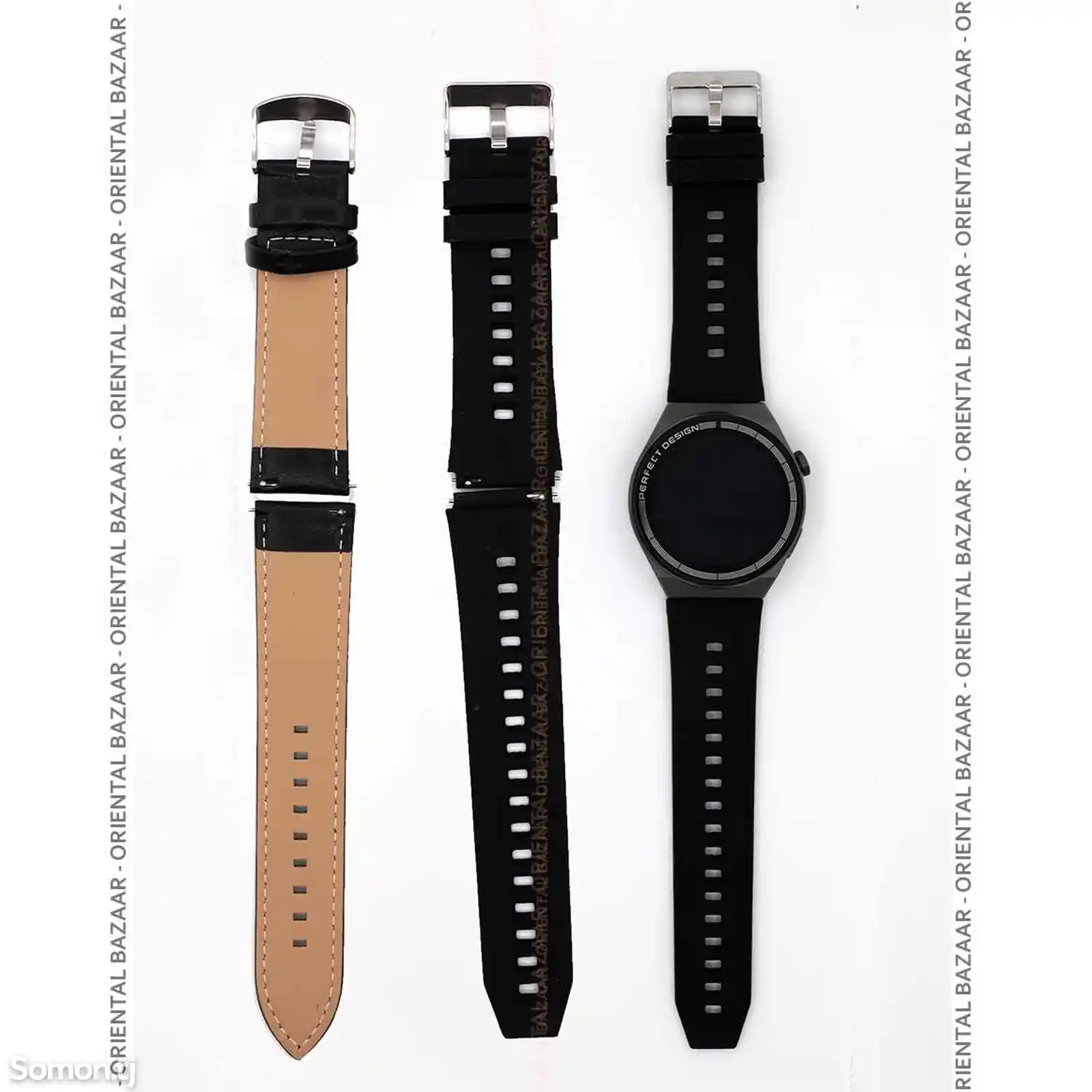 Смарт часы мужские с NFC модулем X5 PRO, черный-2