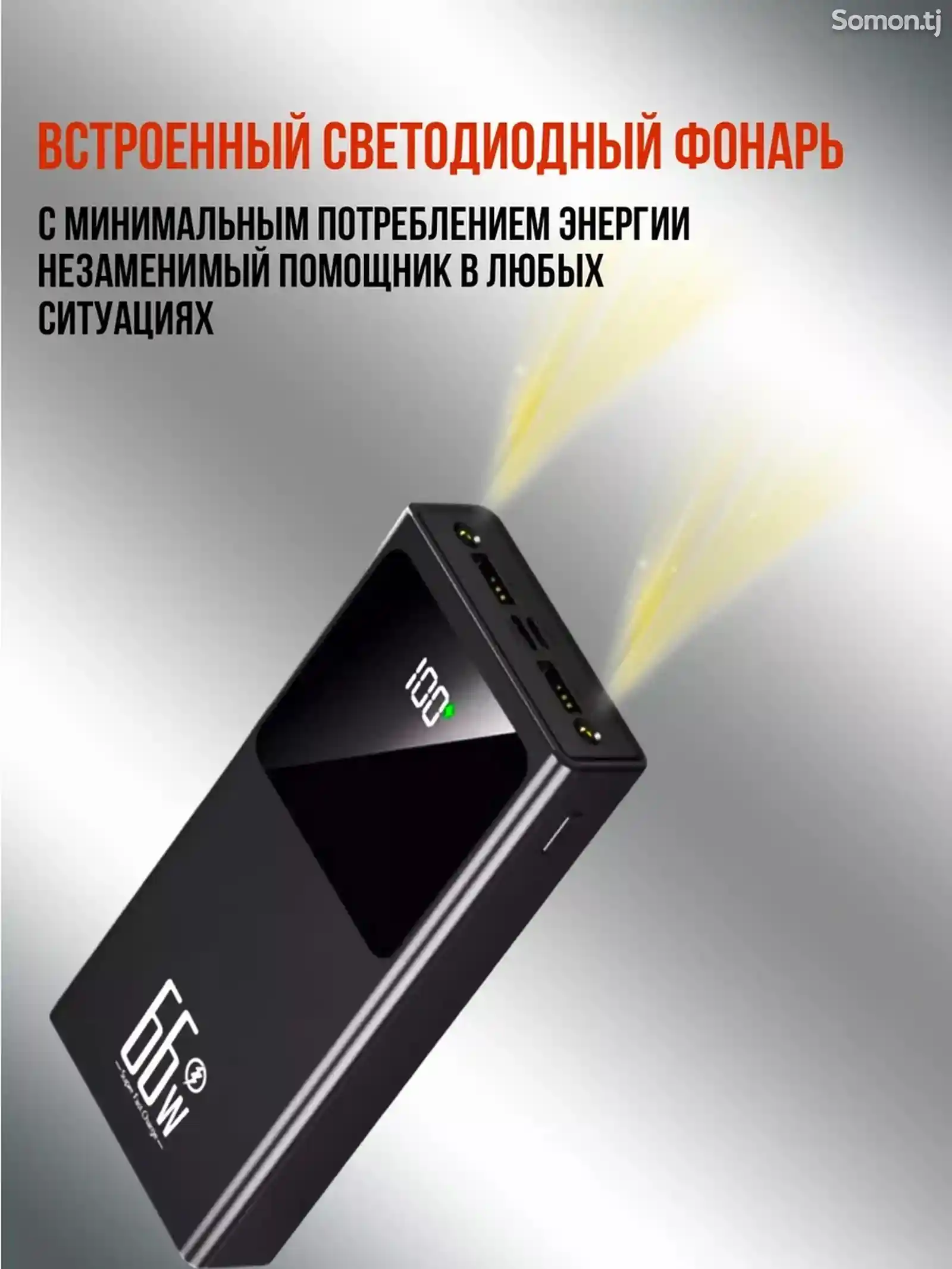 Внешний аккумулятор Power bank 10000mAh 66W-2