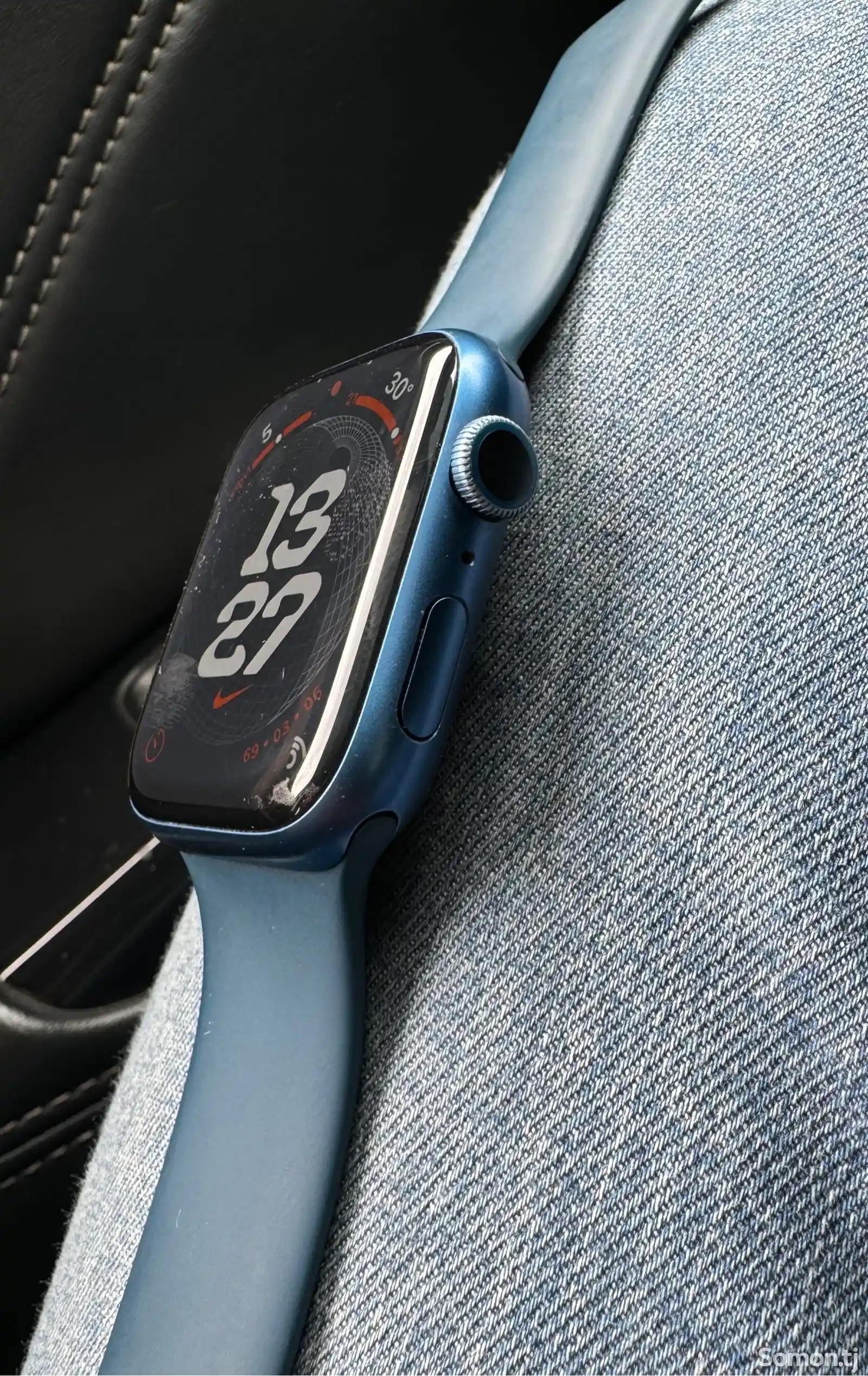 Смарт часы Apple Watch 7 45mm blue-2