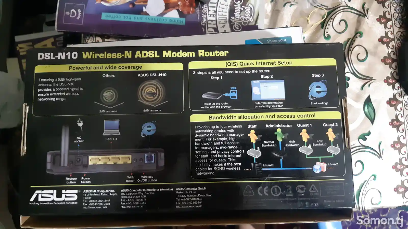 Роутер ASUS DSL-N10 ASDL Moder Router-2