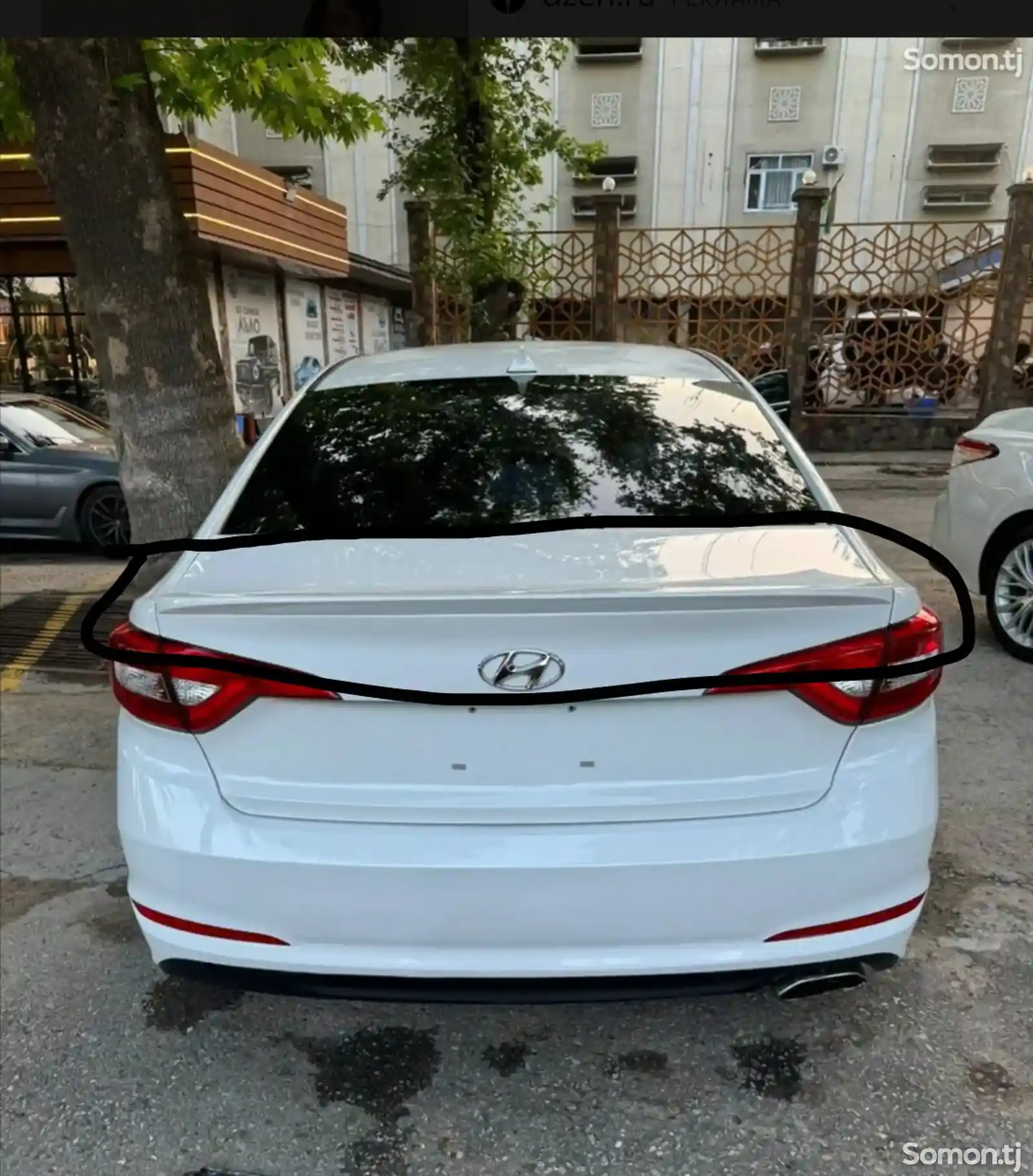Спойлер от Hyundai Sonata, 2014 до 2015