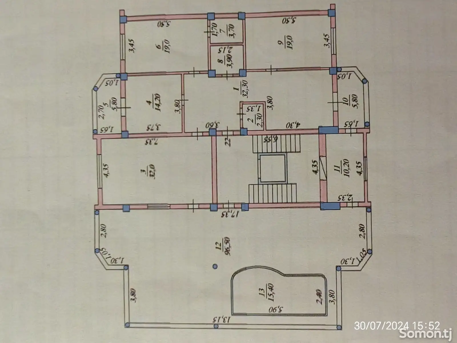 5-комн. квартира, 8 этаж, 260 м², кинотеатр Ватан ( Худжанд)-5