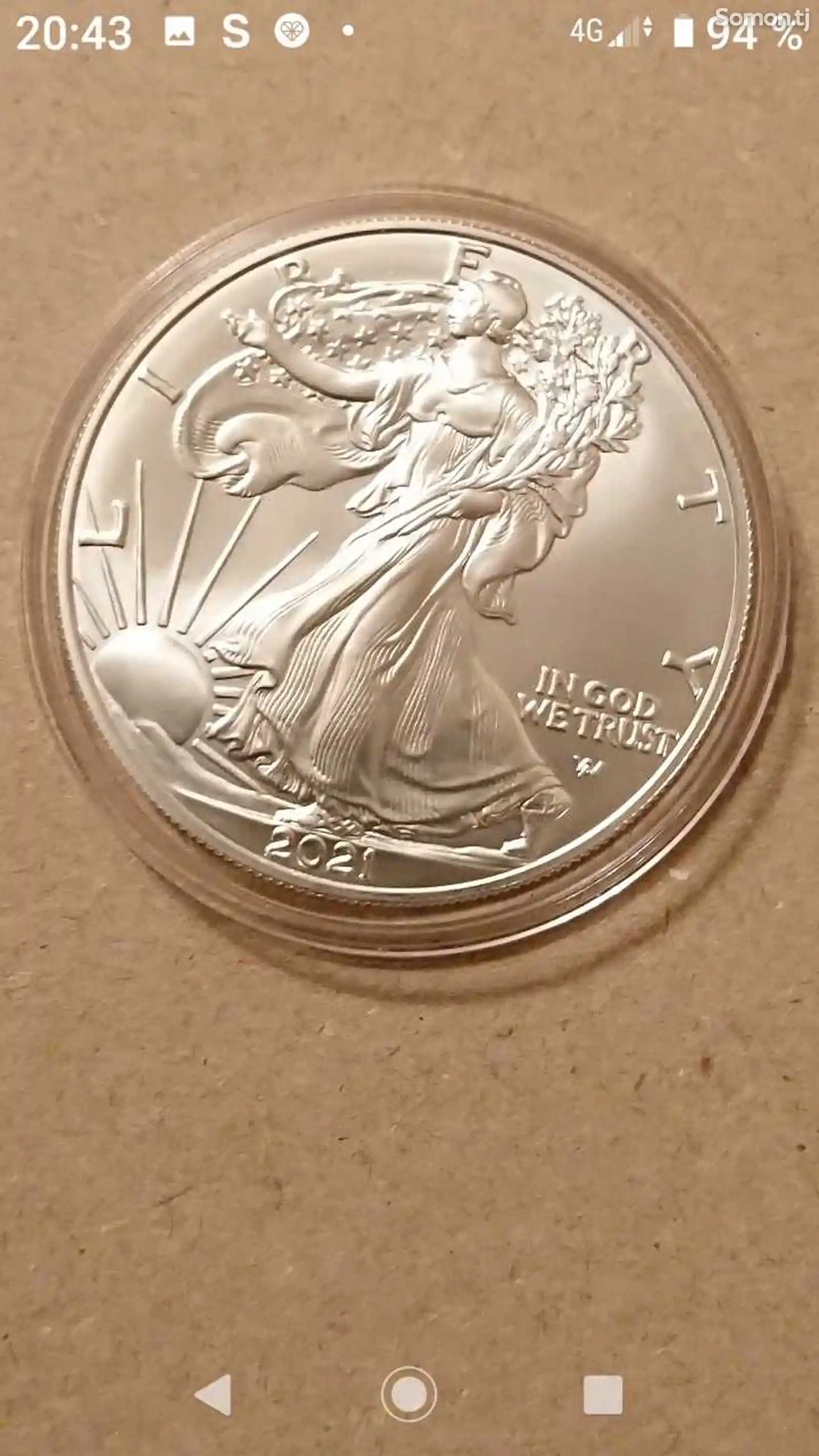 Монета 1 доллар США-2
