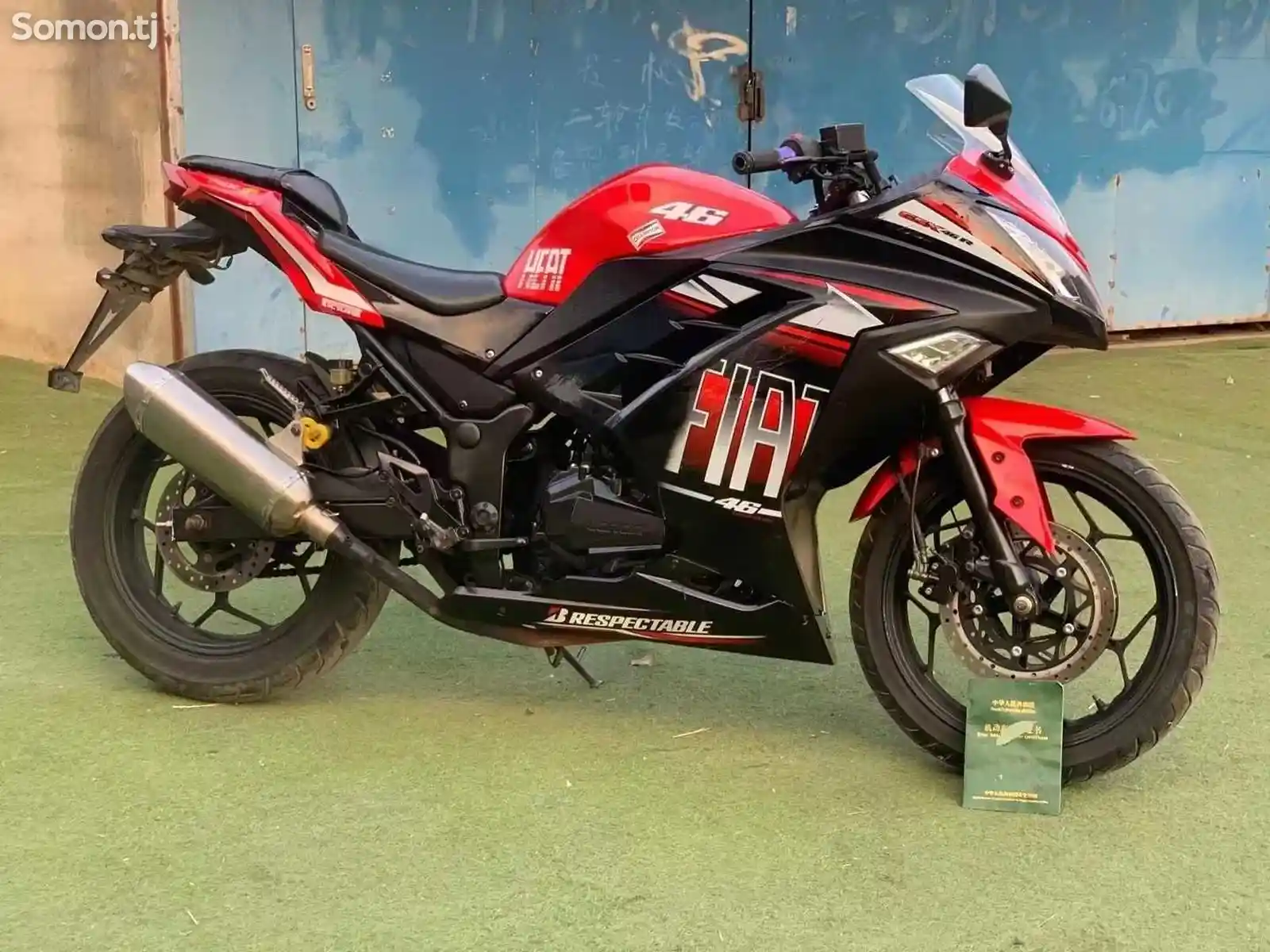 Мотоцикл Kawasai Ninja 250cc на заказ-3