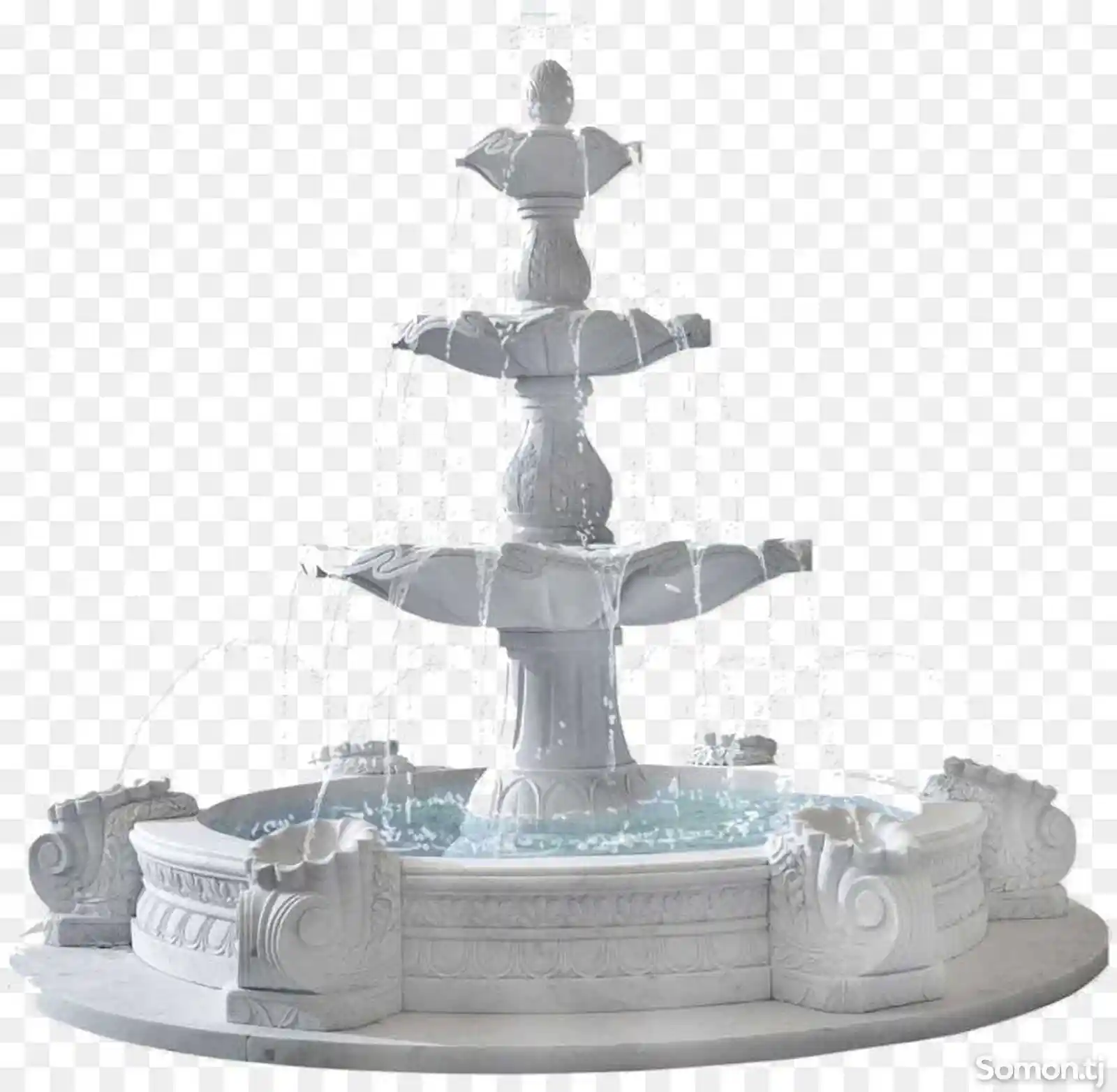 Бетонный фонтан-5