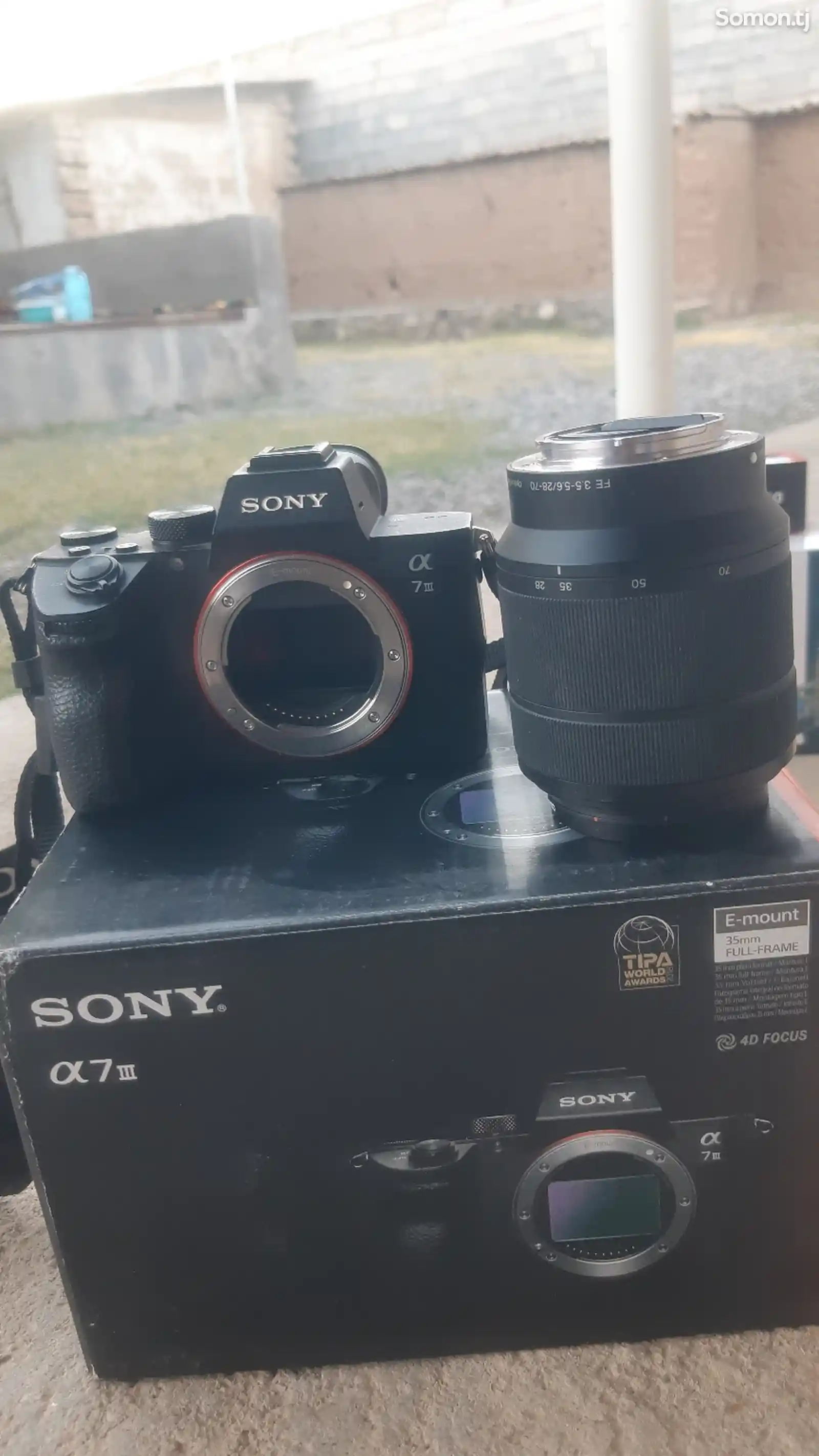 Профессиональный фотоаппарат sony A7 iii с объективом 28-70 f3.5-5