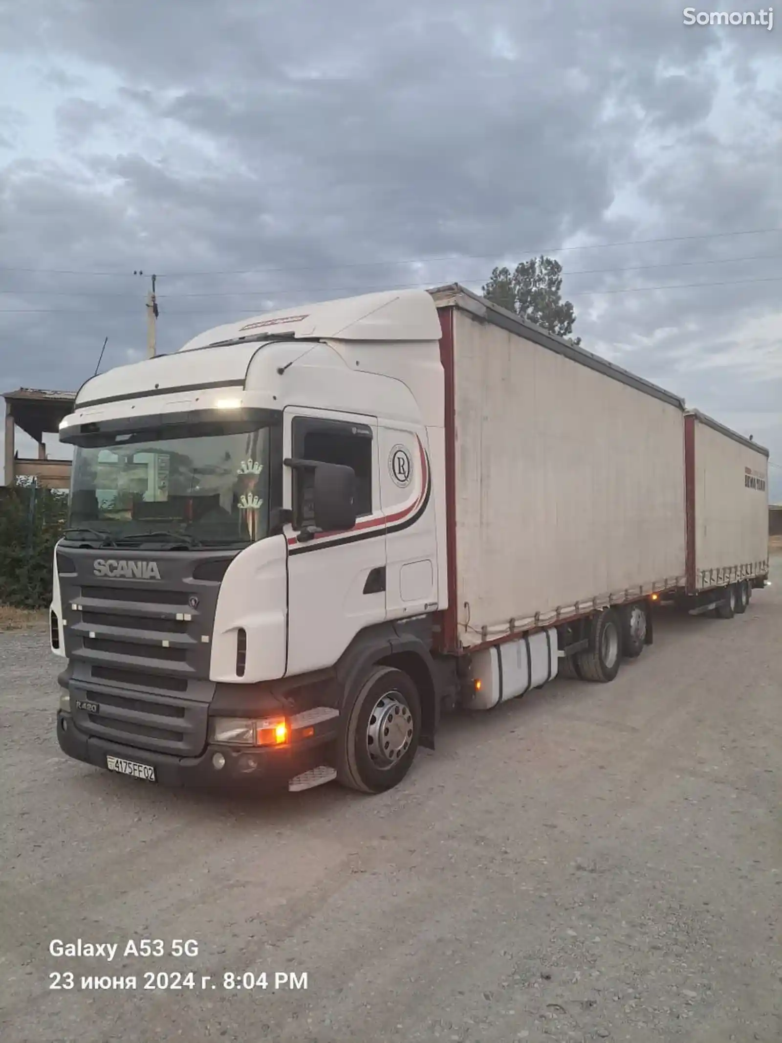 Бортовой автомобиль Scania 420, 2006-2