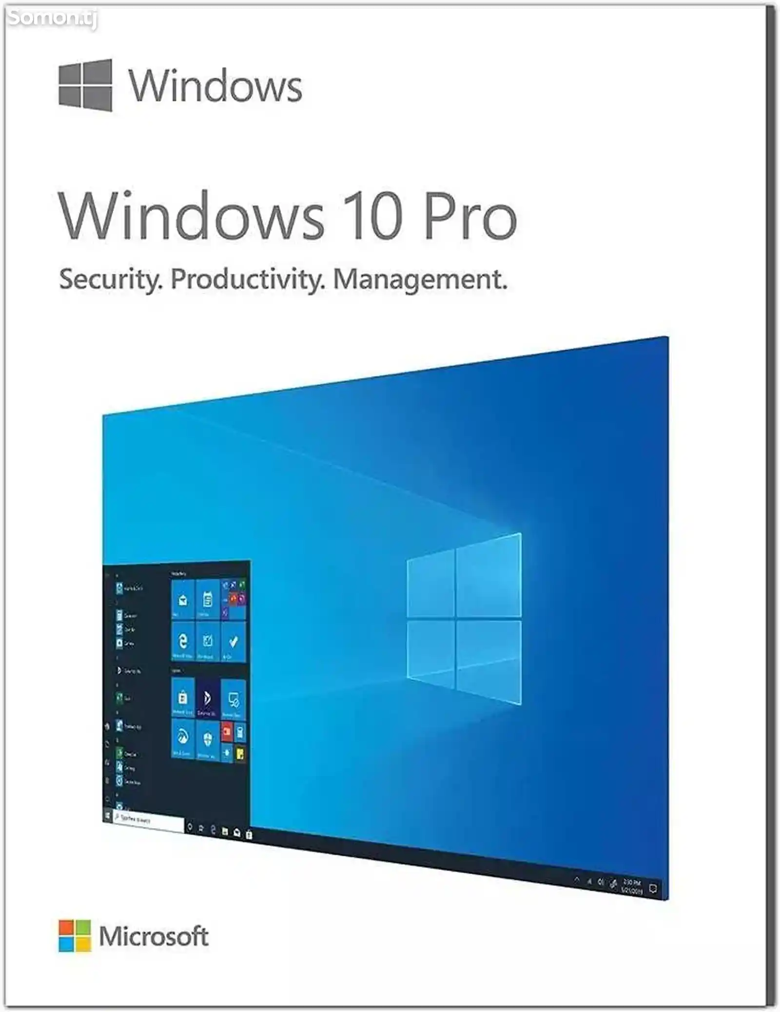 Операционная система Windows 10 Professional 1 PC Retail-1