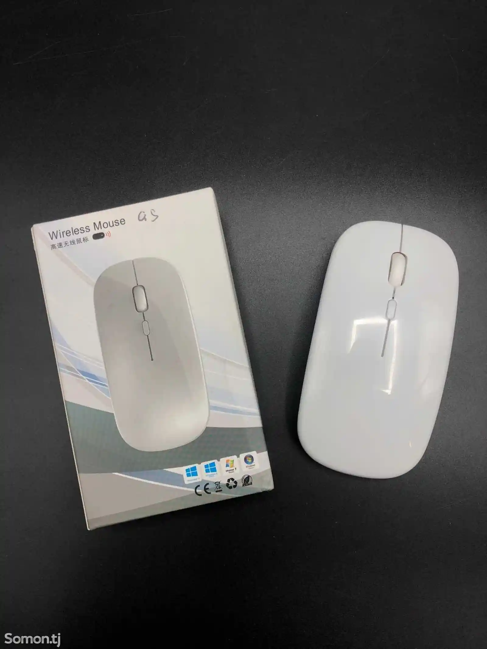 Белая мышка Wireless Mouse-1