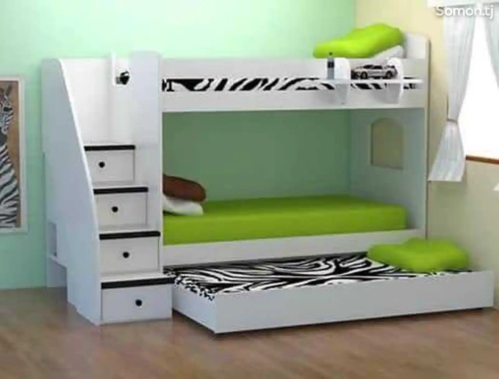 Кровать для детской на заказ-4