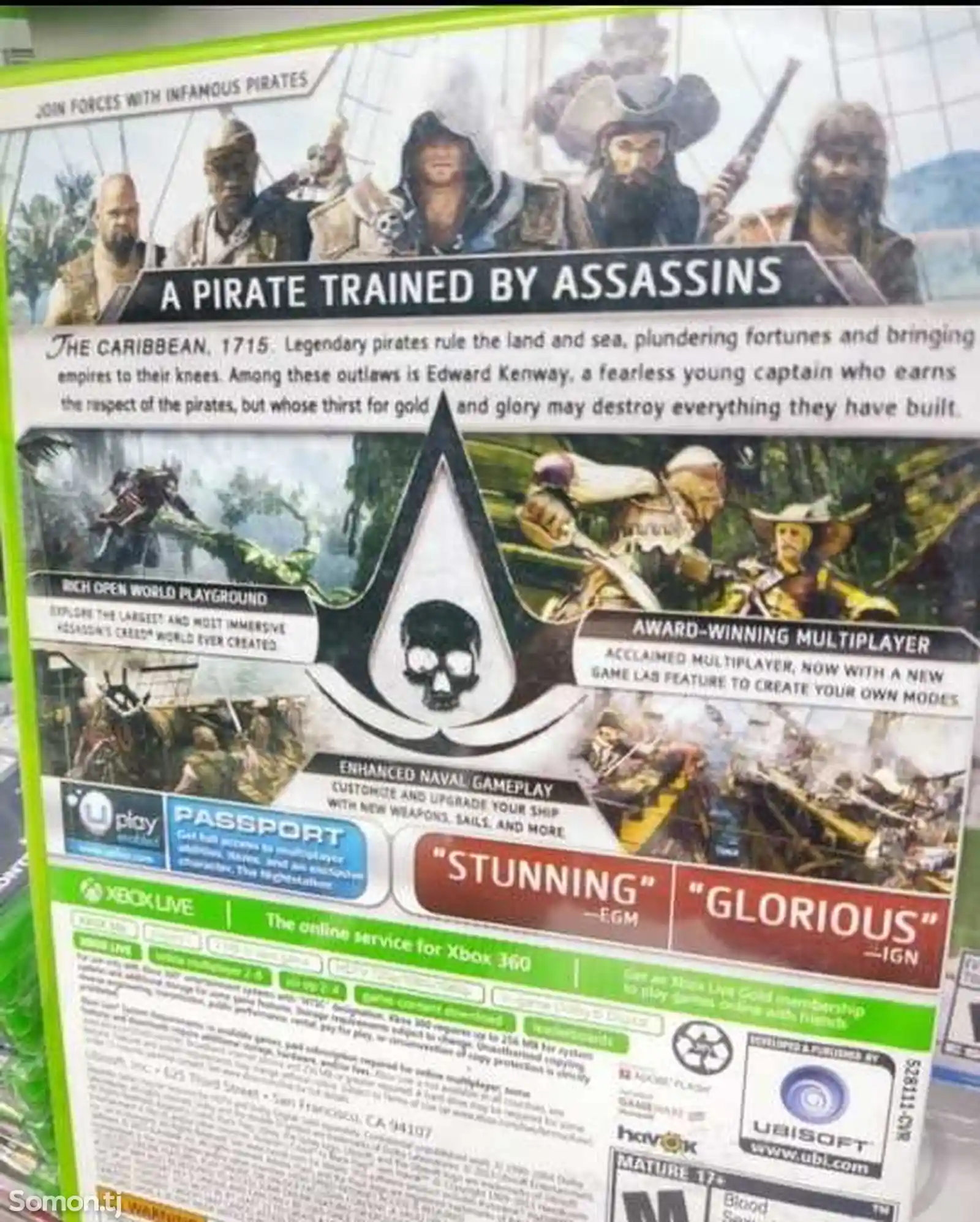 Игра Assassin's creed IV black flag для XBOX 360-2