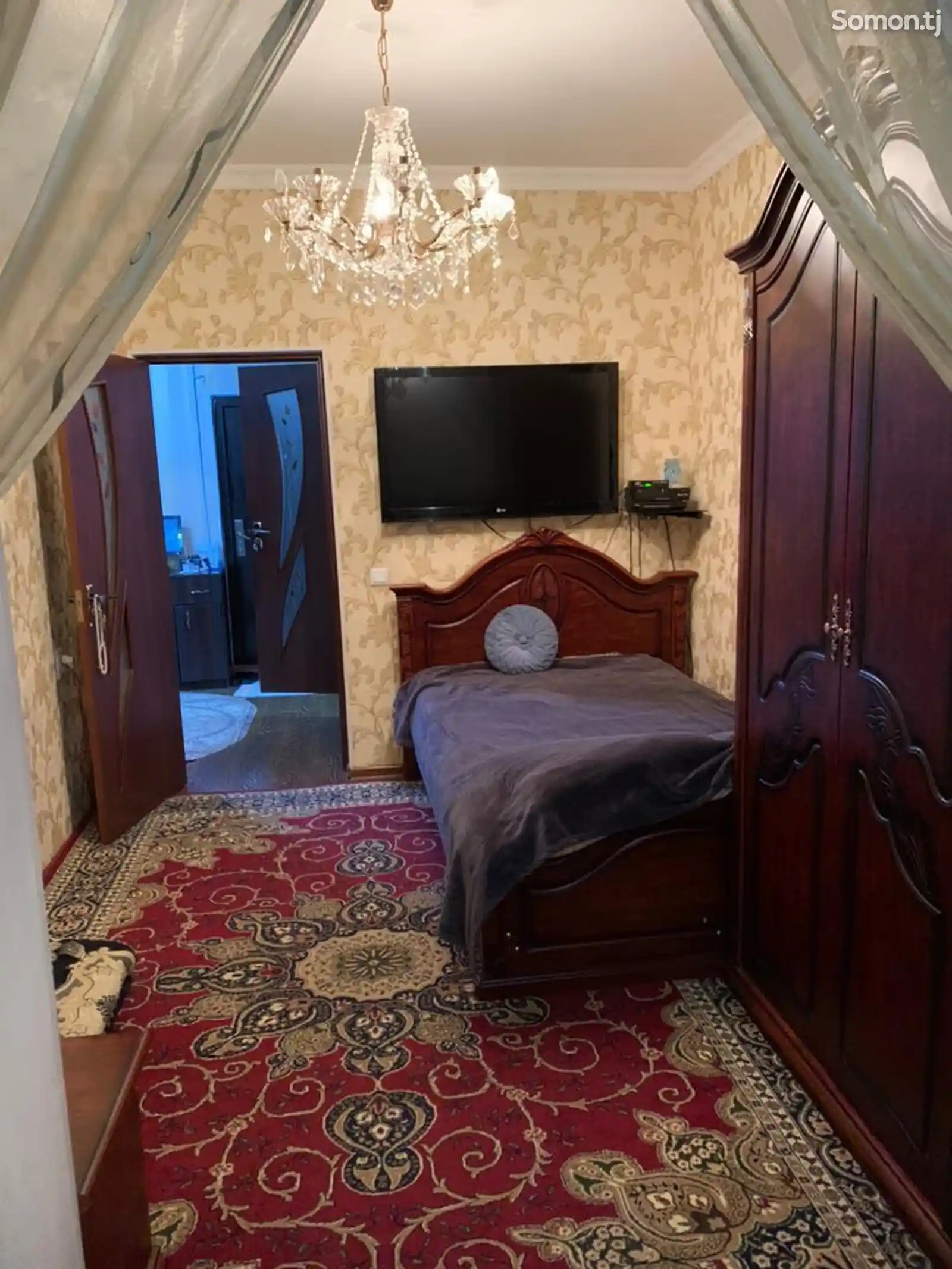 2-комн. квартира, 3 этаж, 65м², Сомони-4