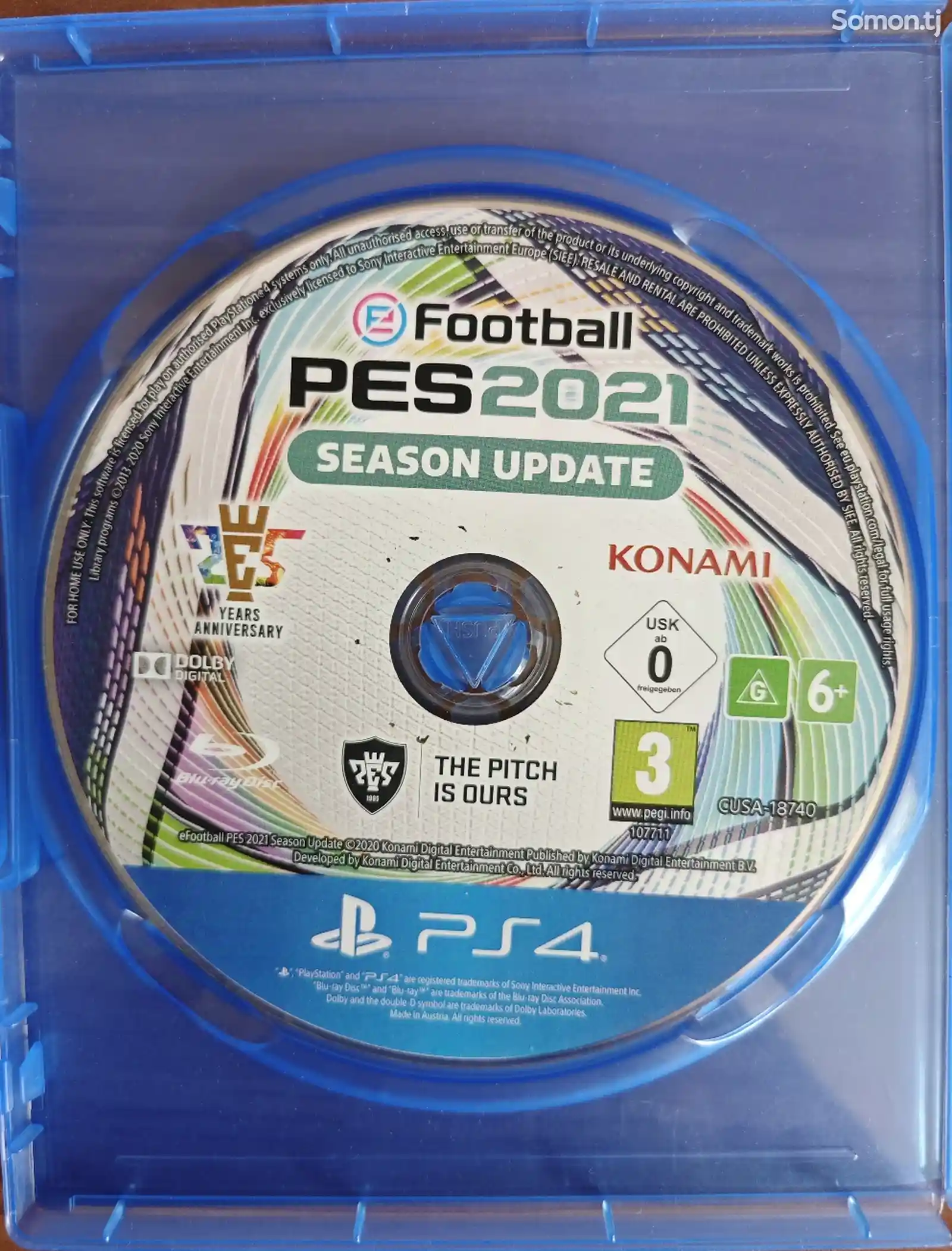 Игра eFootball PES 2021 Season update для PS4 и PS5