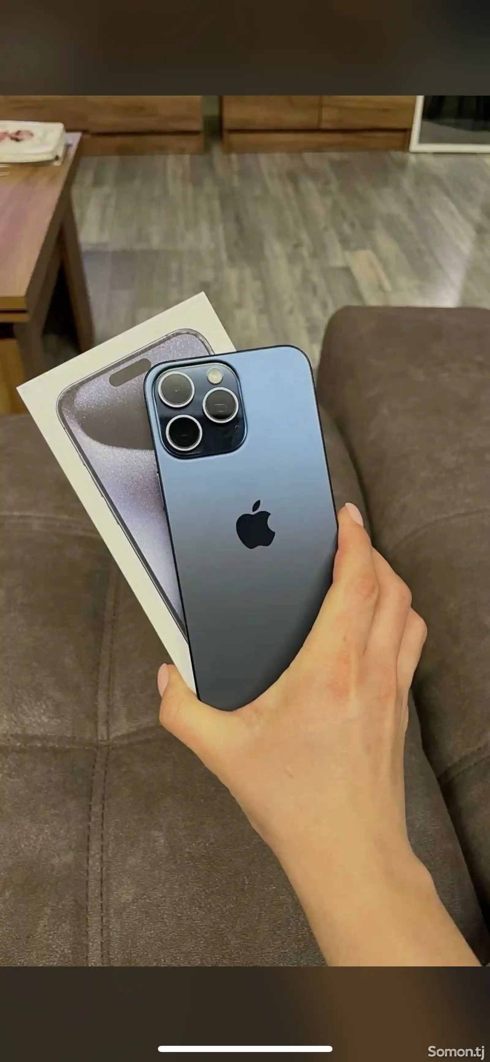 Apple iPhone 15 Pro, 256 gb, Blue Titanium-1