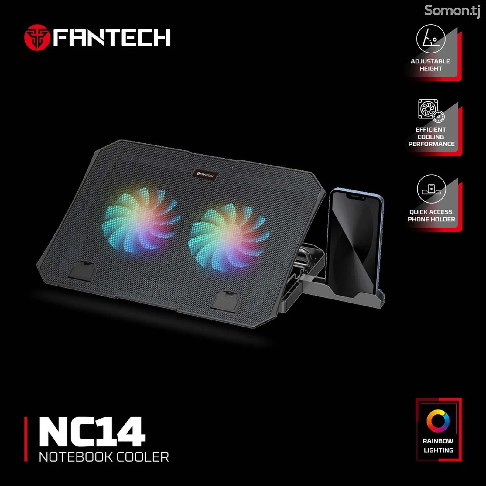 Кулер для ноутбука Fantech NC14-1