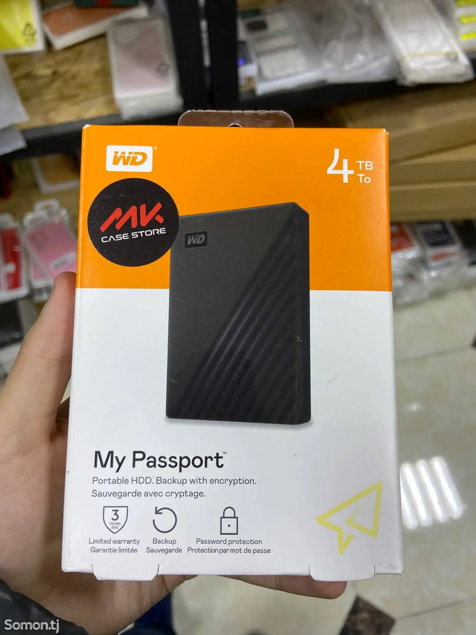 Внешний HDD Western Digital My Passport 4TB-1