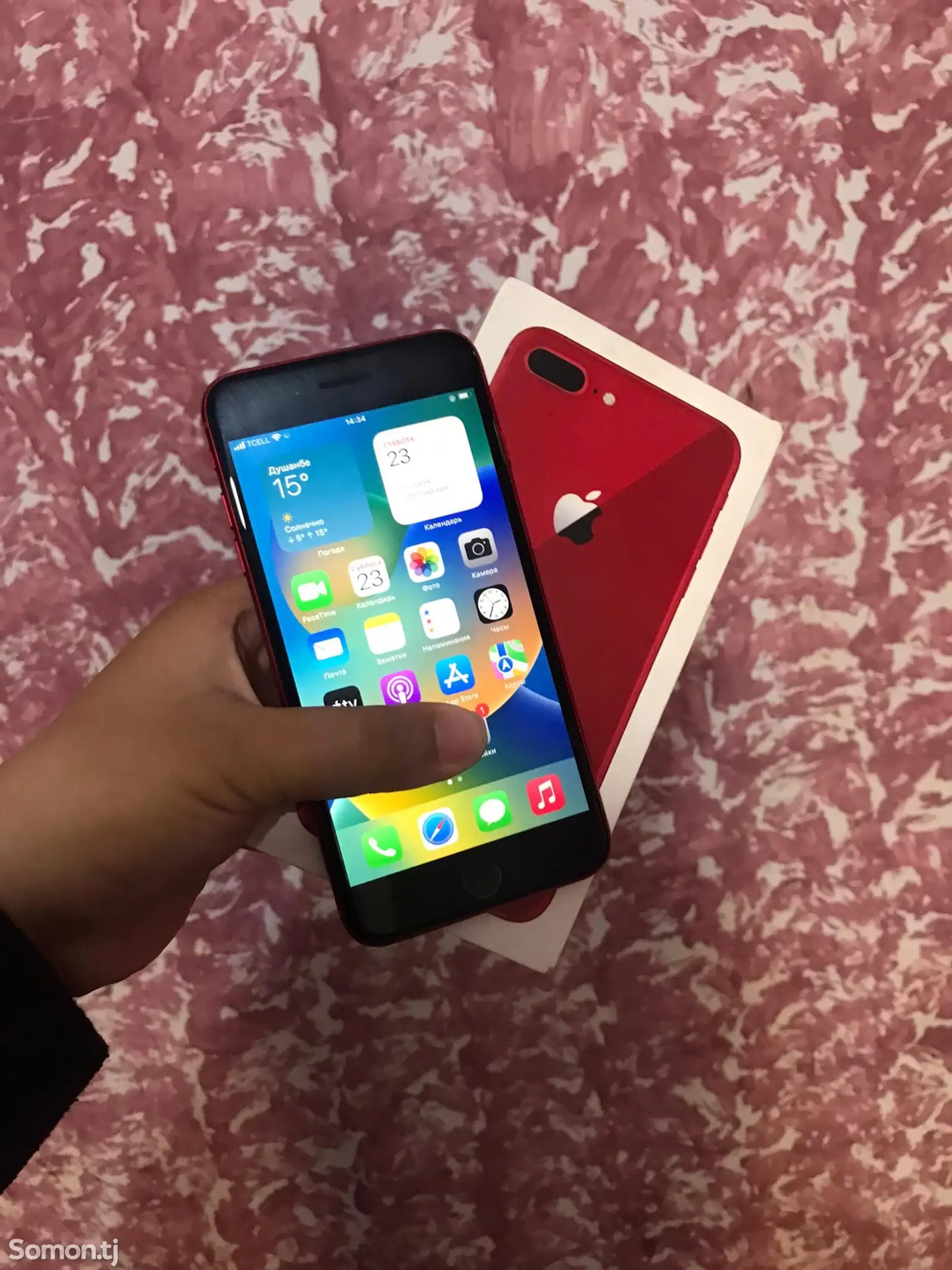 Apple iPhone 8 plus, 64 gb, Product Red-1