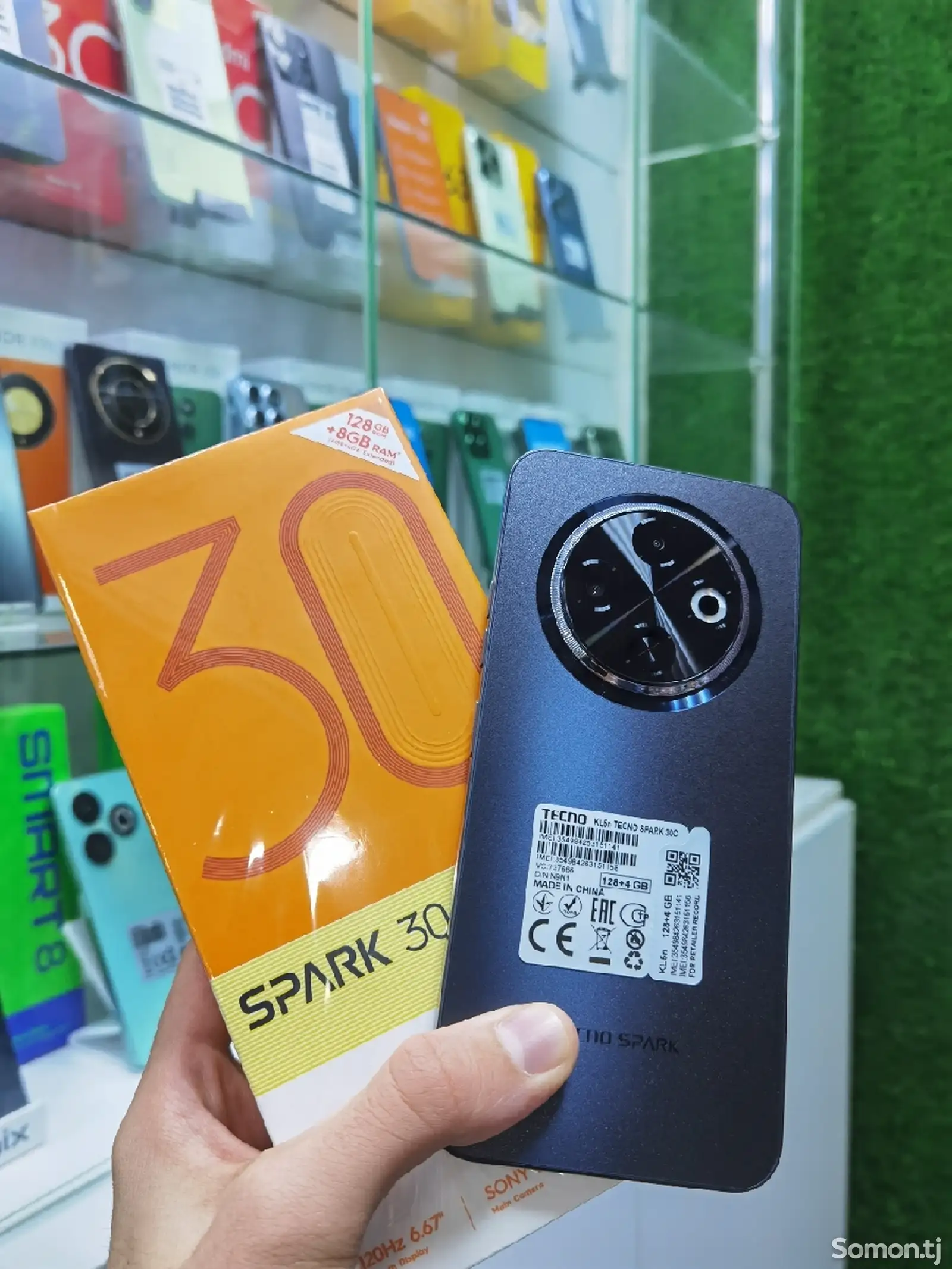 Tecno Spark 30c 8/128gb black-1