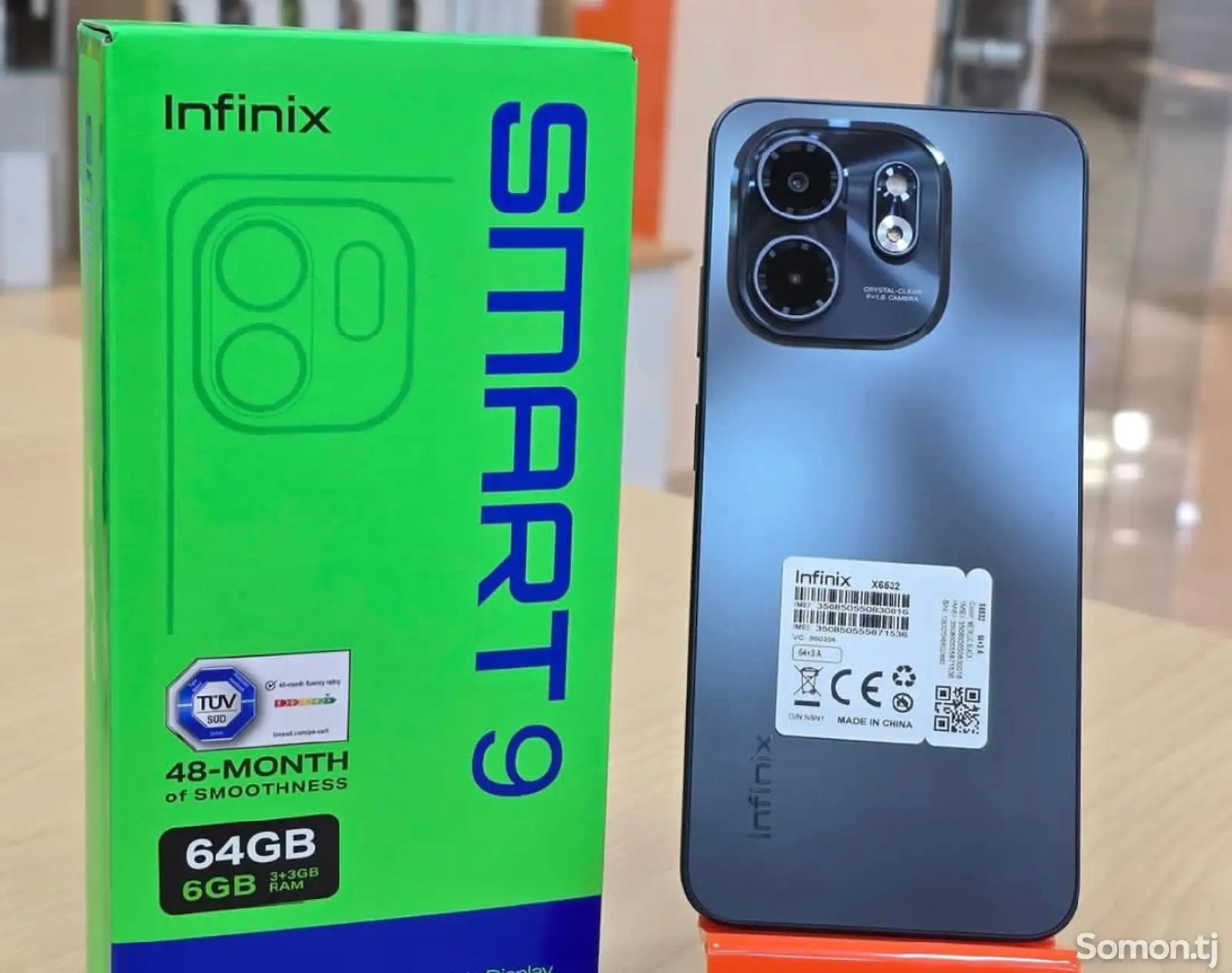 Infinix Smart 9 6/64Gb black-1