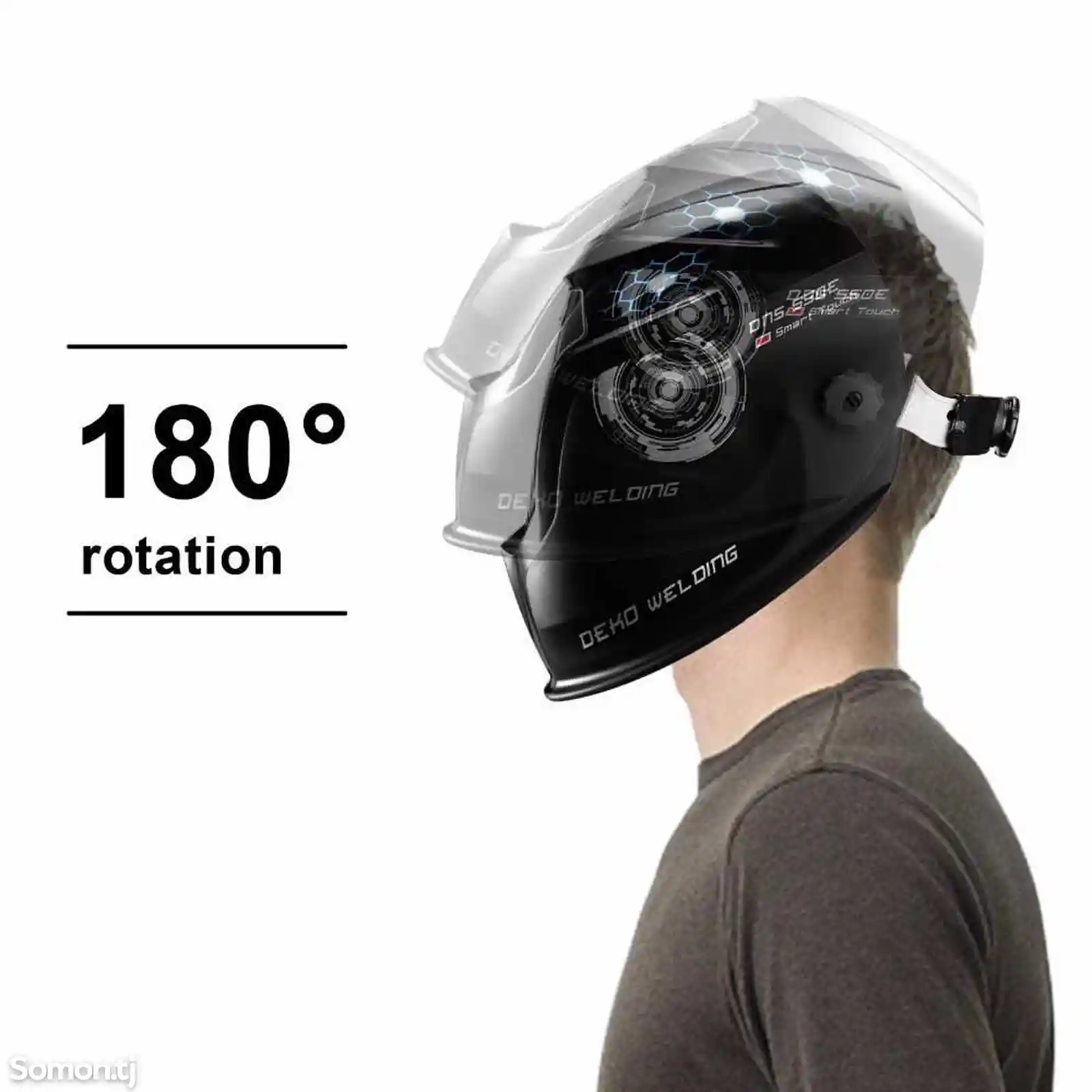 Сварочный шлем с автозатемнением Deko DNS550E-4