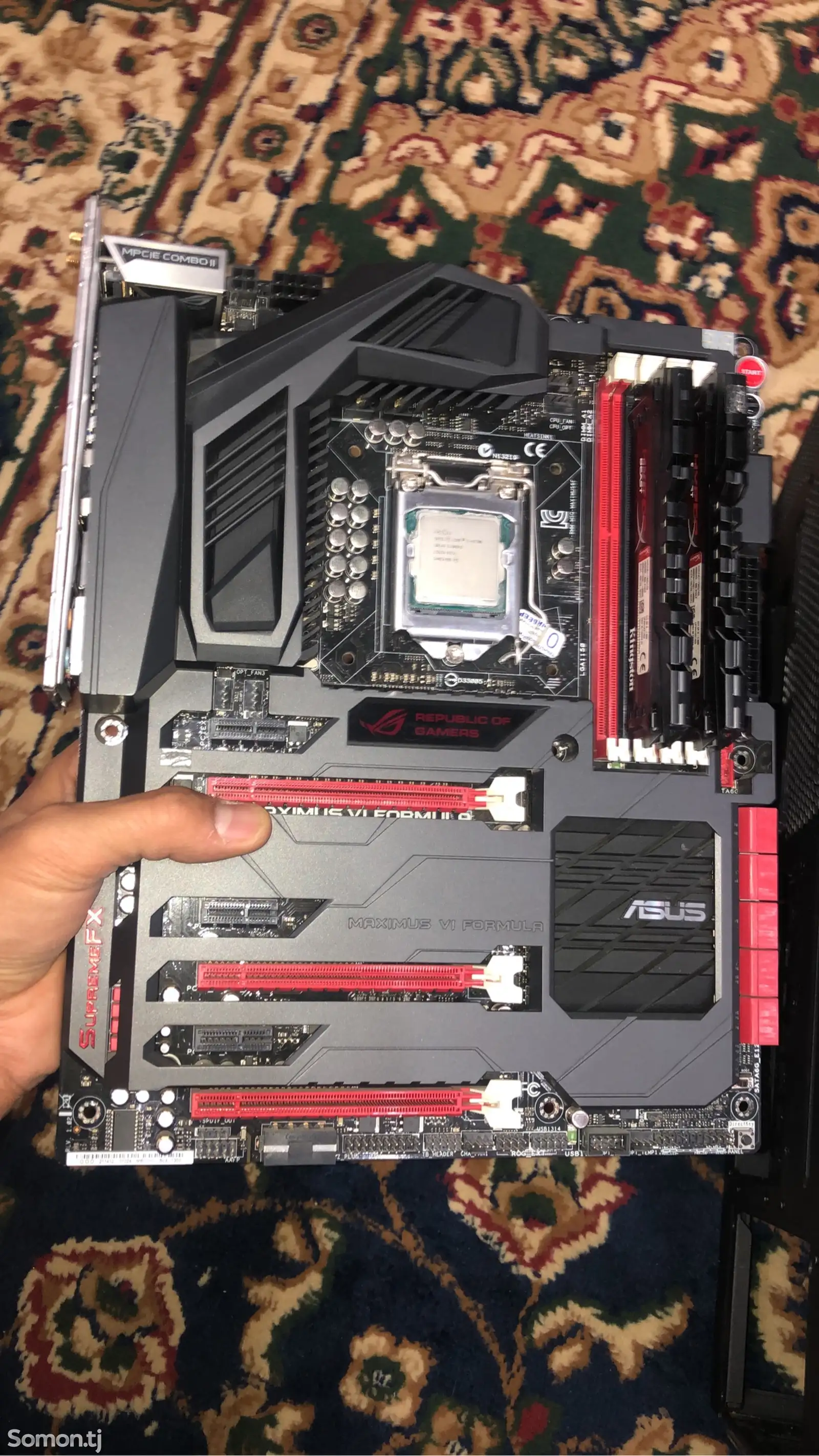 Материнская плата Asus maximus vi formula+i7 4770k+16gb 2400MHZ-1