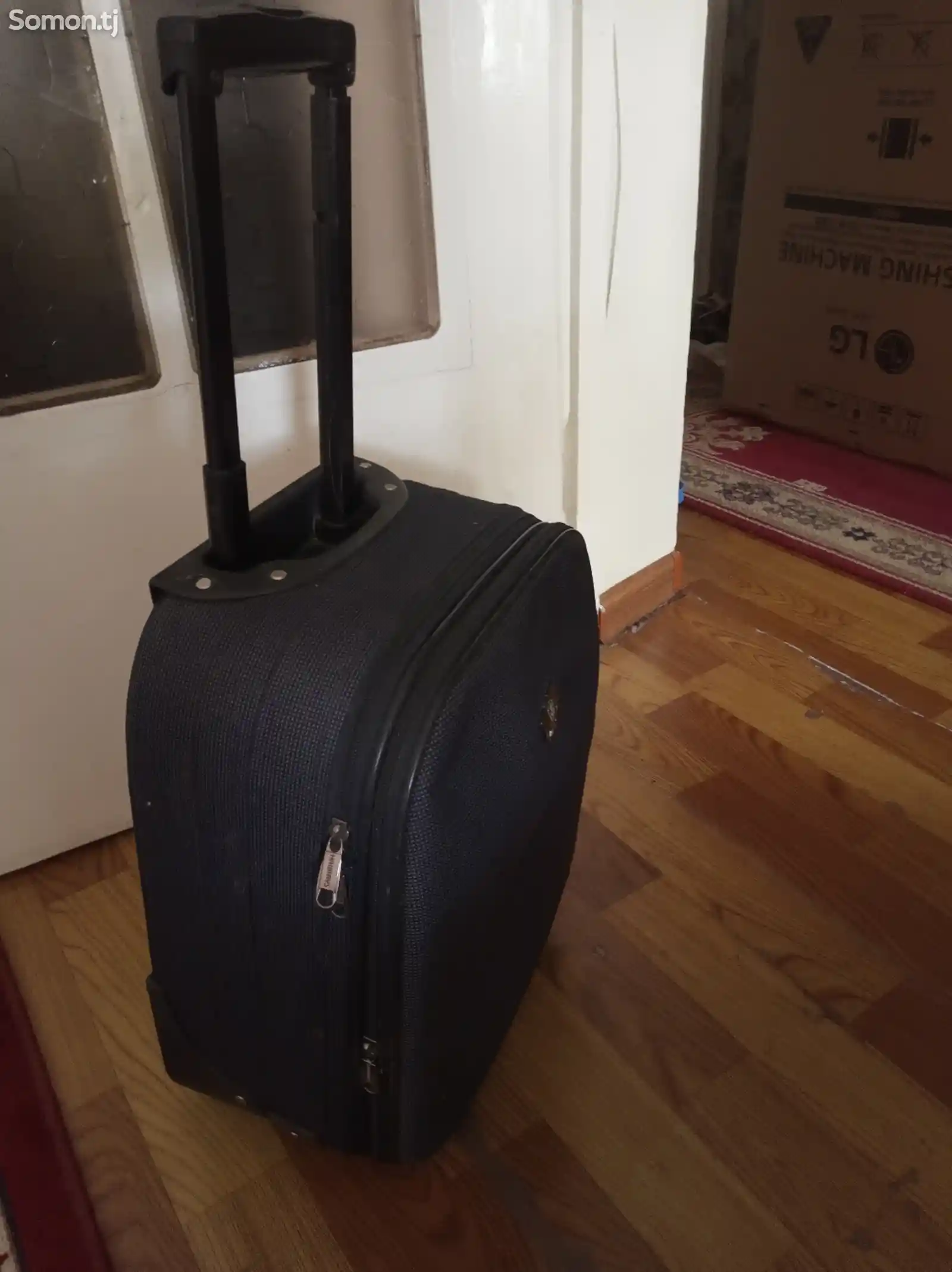 Небольшой чемодан,темно-синий цвет-1