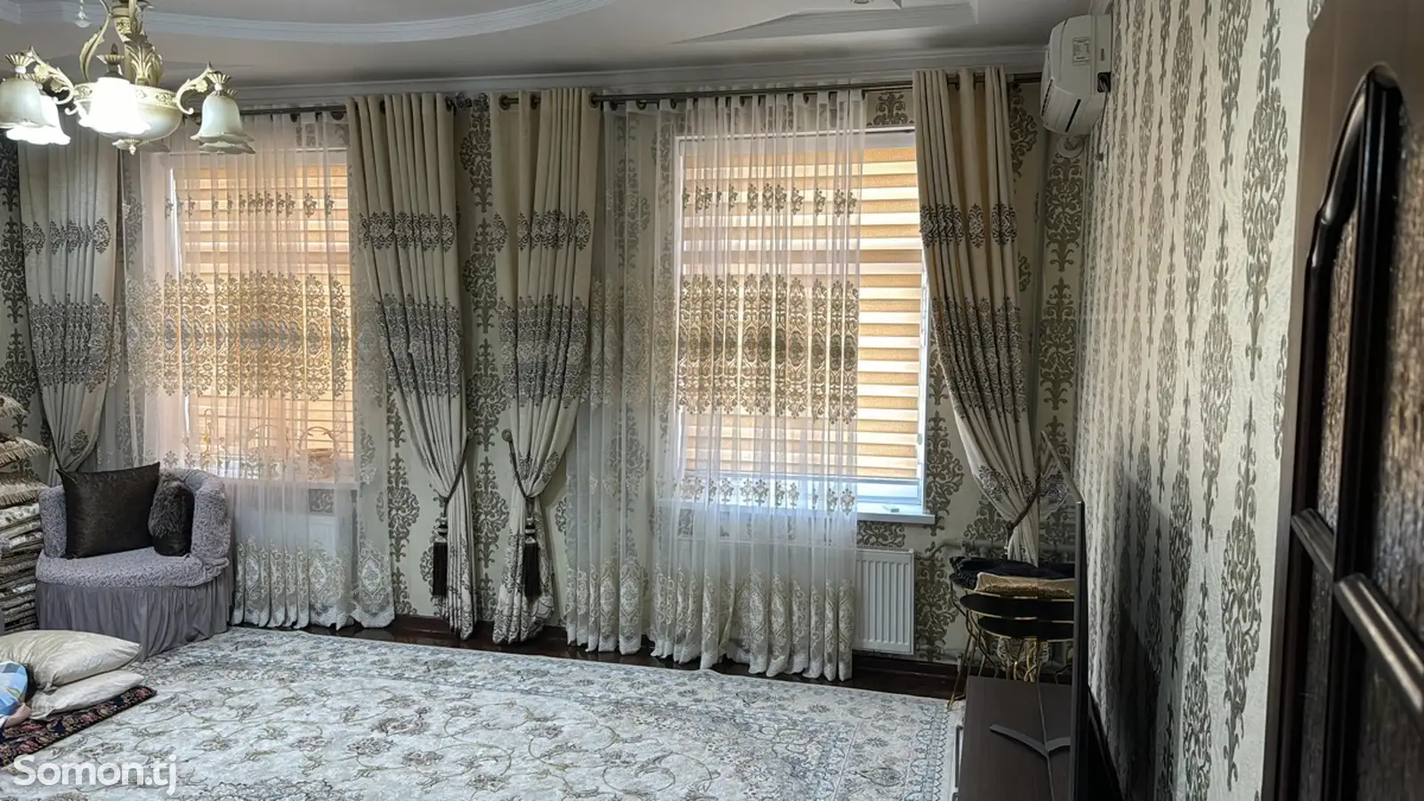 2-комн. квартира, 9 этаж, 98 м², Сомони-6