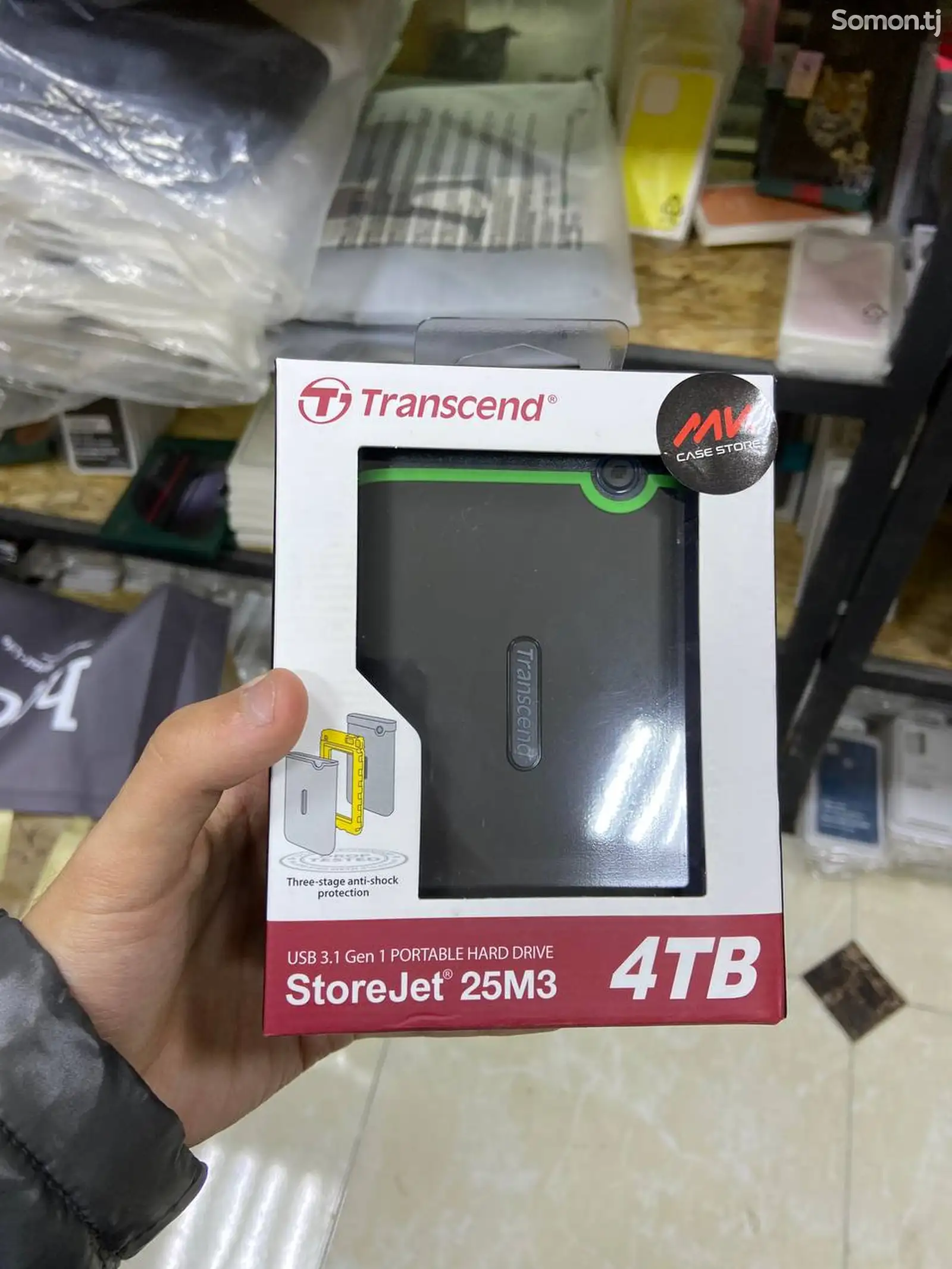 Внешний HDD накопитель Transcend 4 TB-1