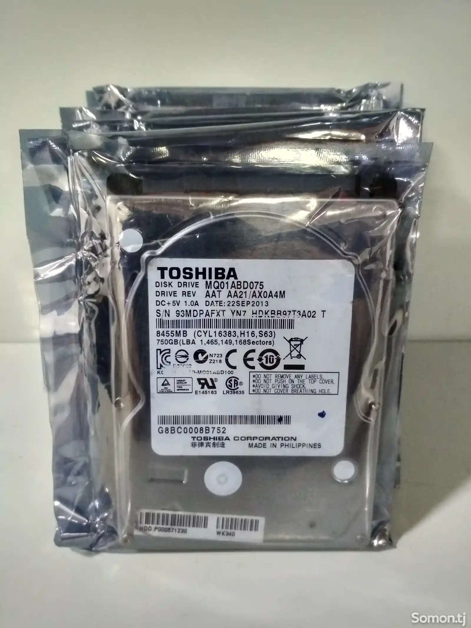 Жёсткий диск для ноутбуков Toshiba 750GB-2