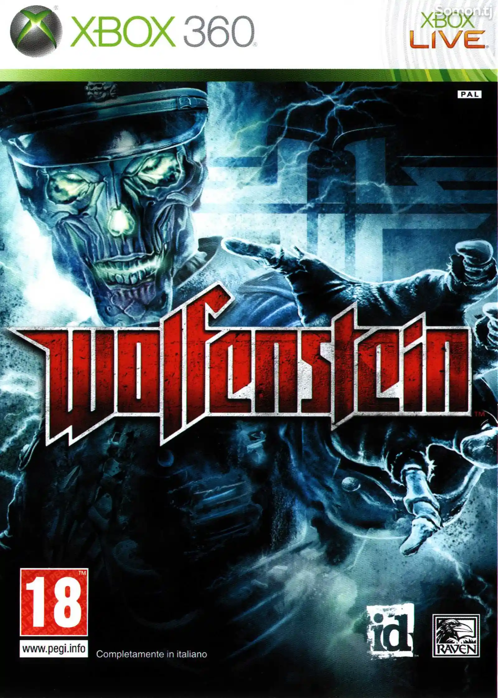 Игра Wolfenstein для прошитых Xbox 360