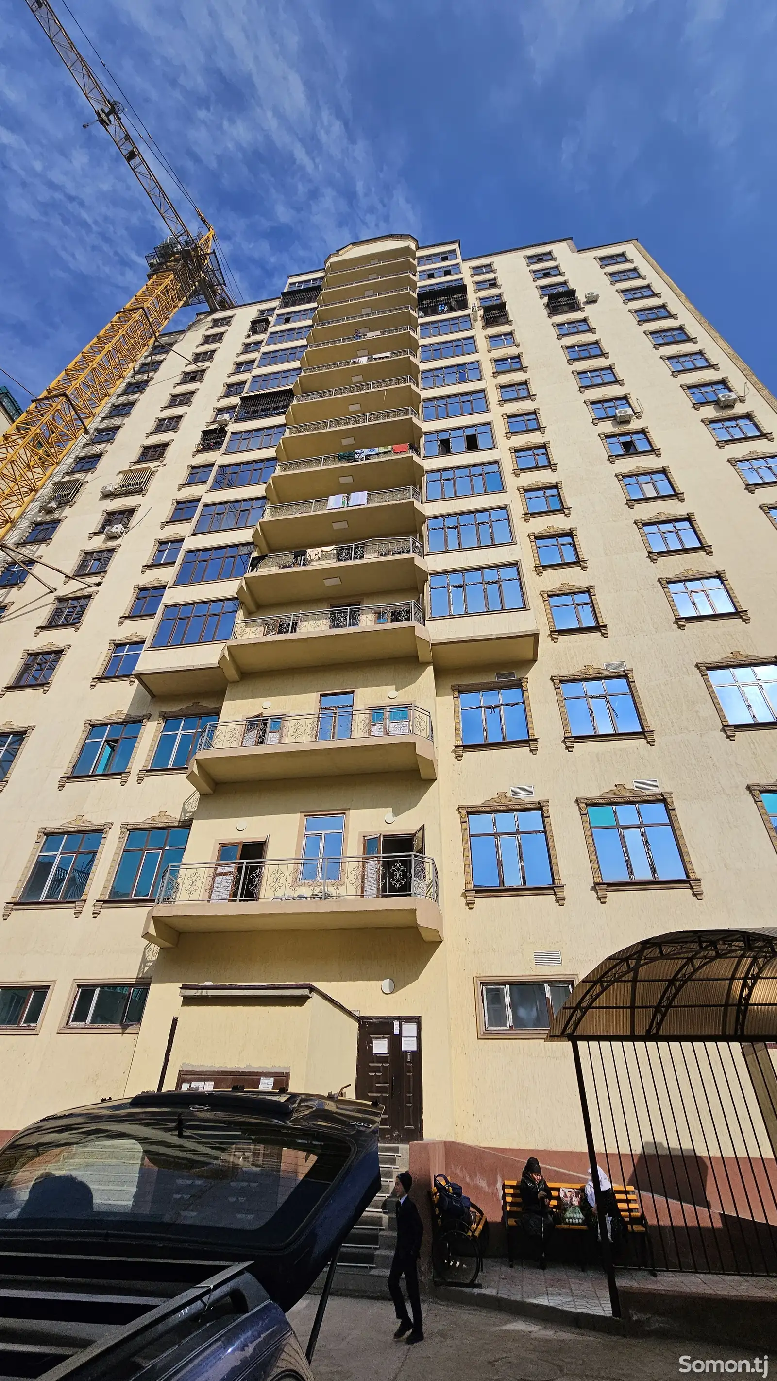 2-комн. квартира, 14 этаж, 81 м², Шохмансур (3 баз)-1