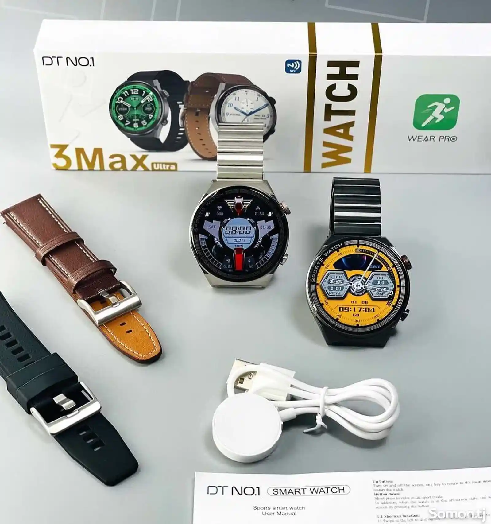Смарт часы Smart watch DT3 Max Ultra-4