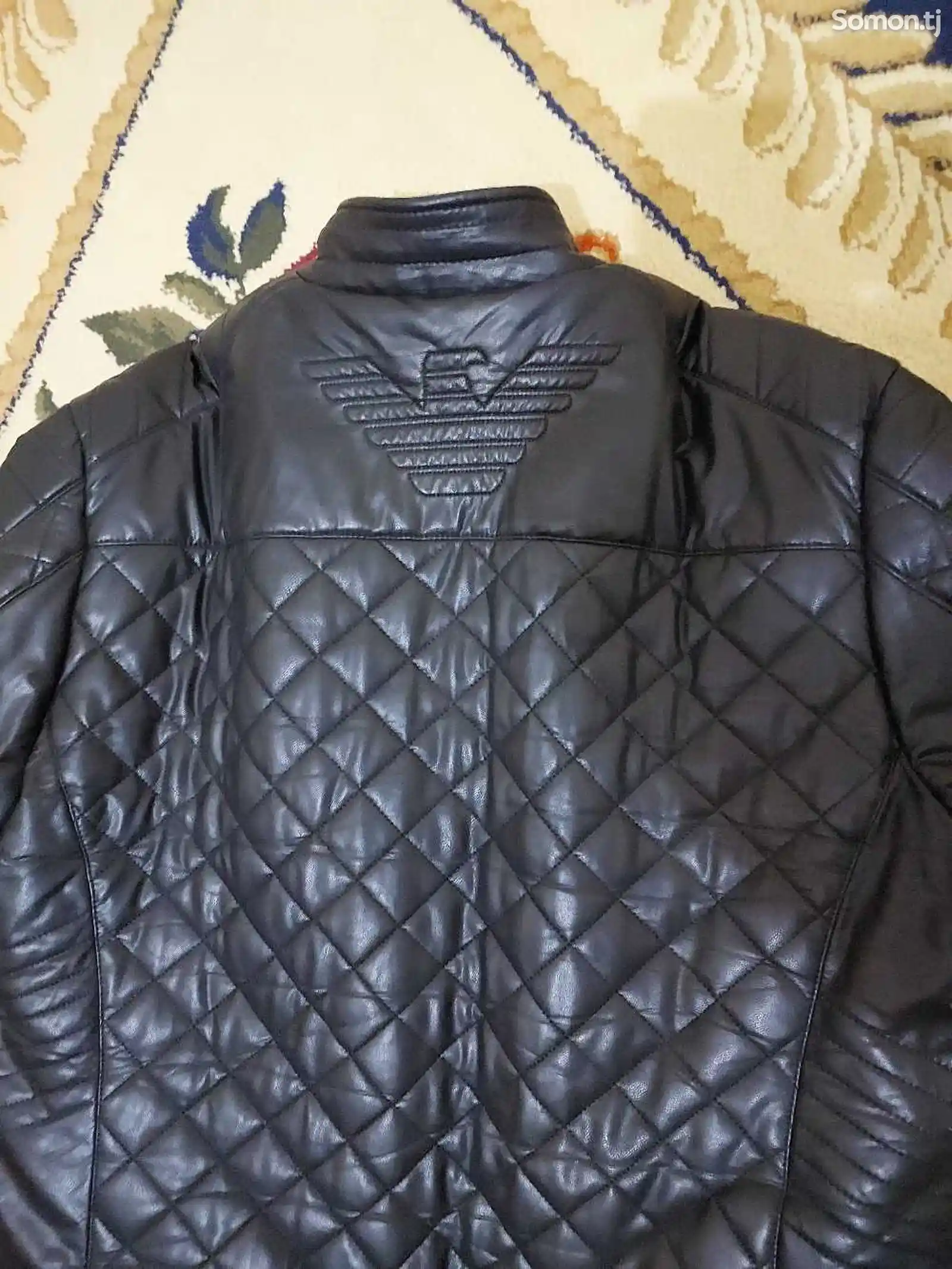 Кожаная куртка Armani r56-2