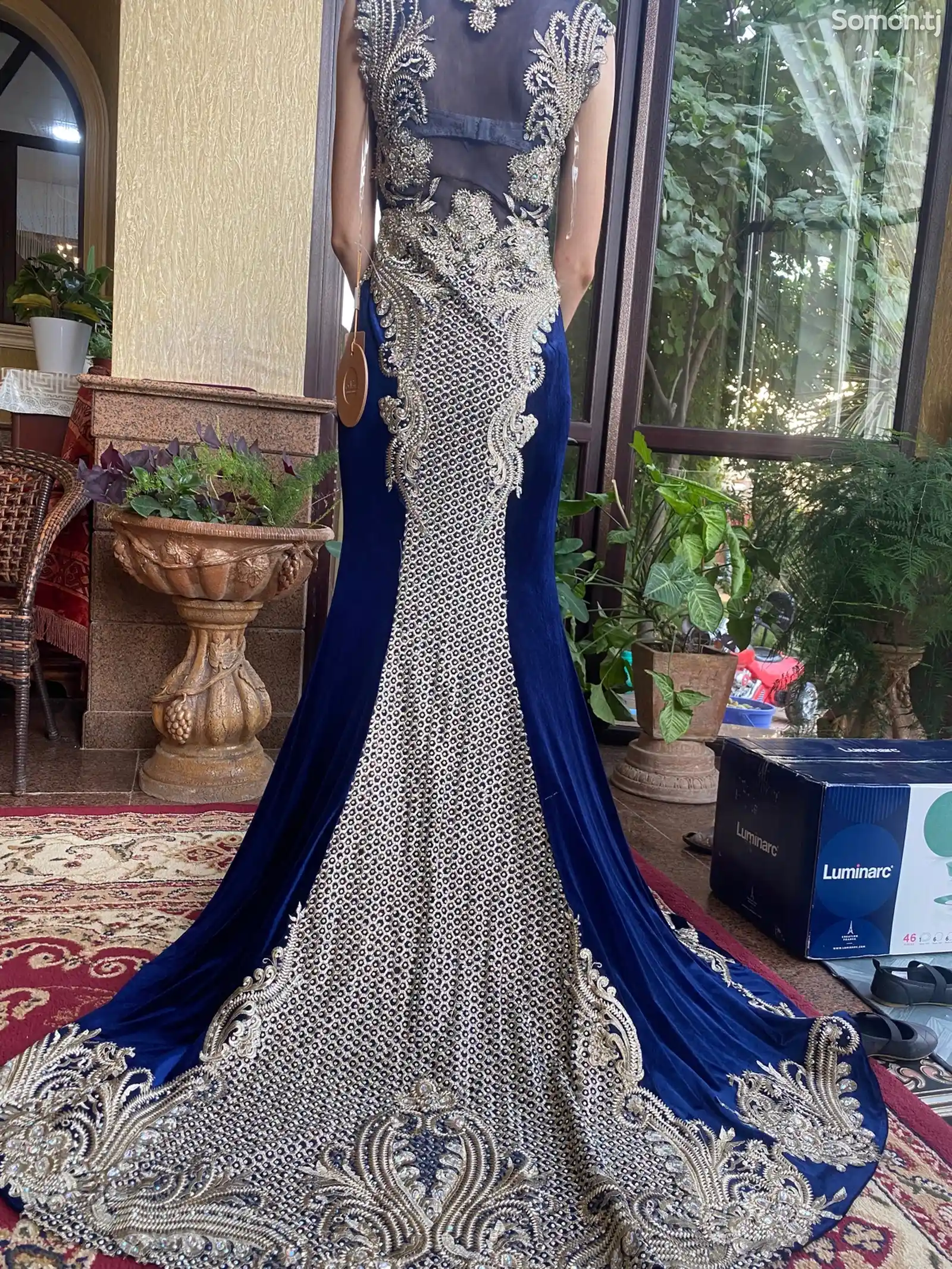 Платье велюр Дубайский-2