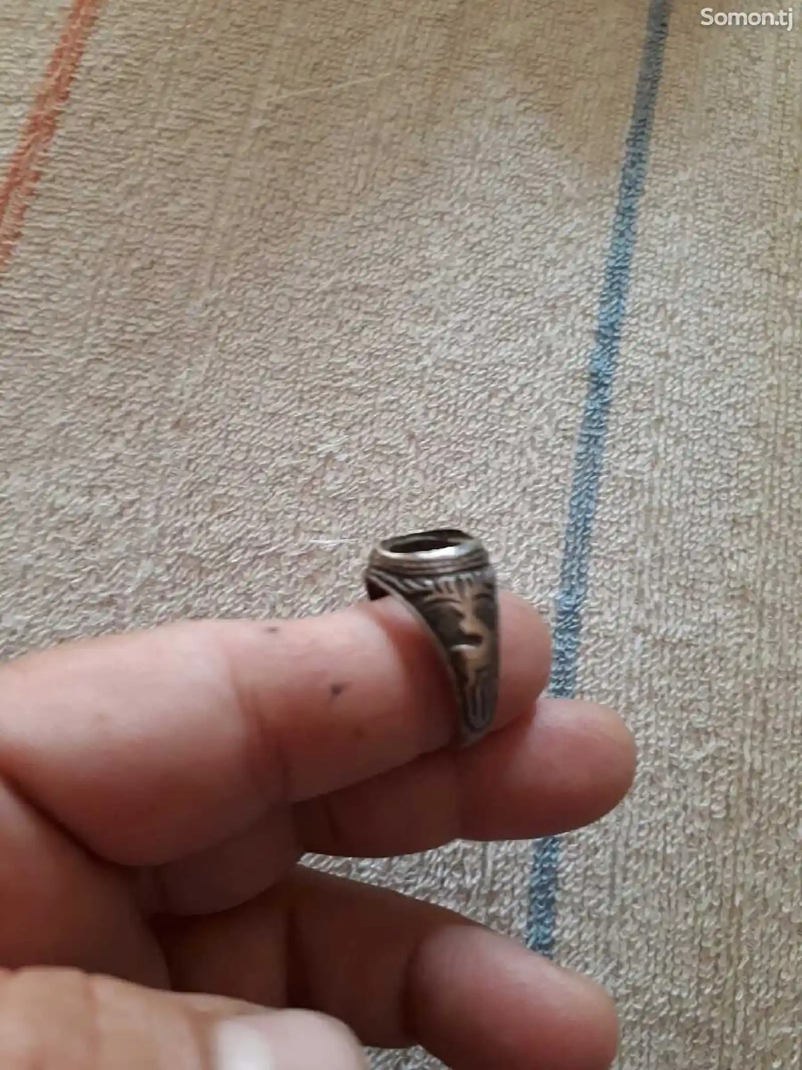 Кольцо антиквар серебро-1