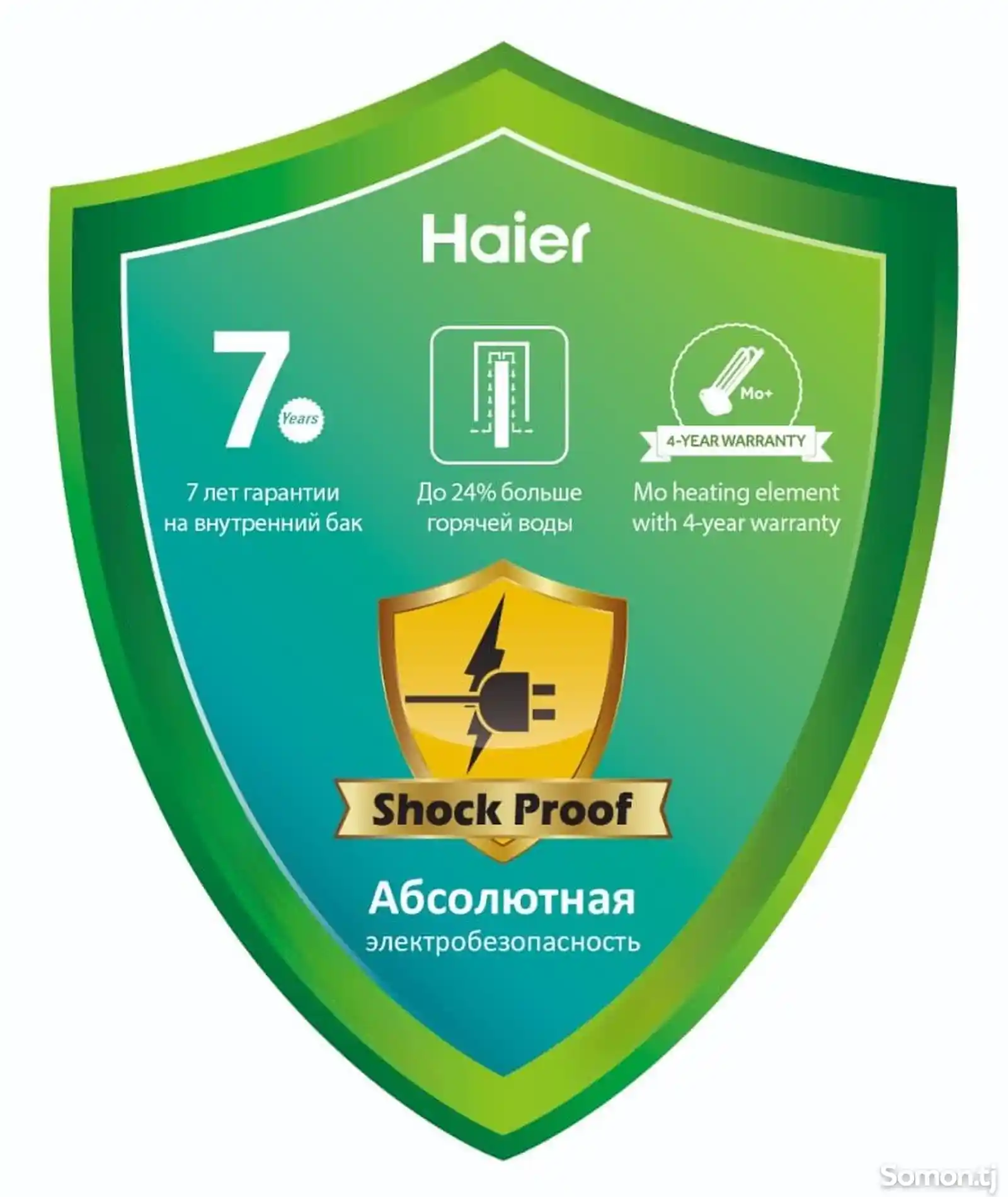 Обгармкунаки барки Haier 80л-7