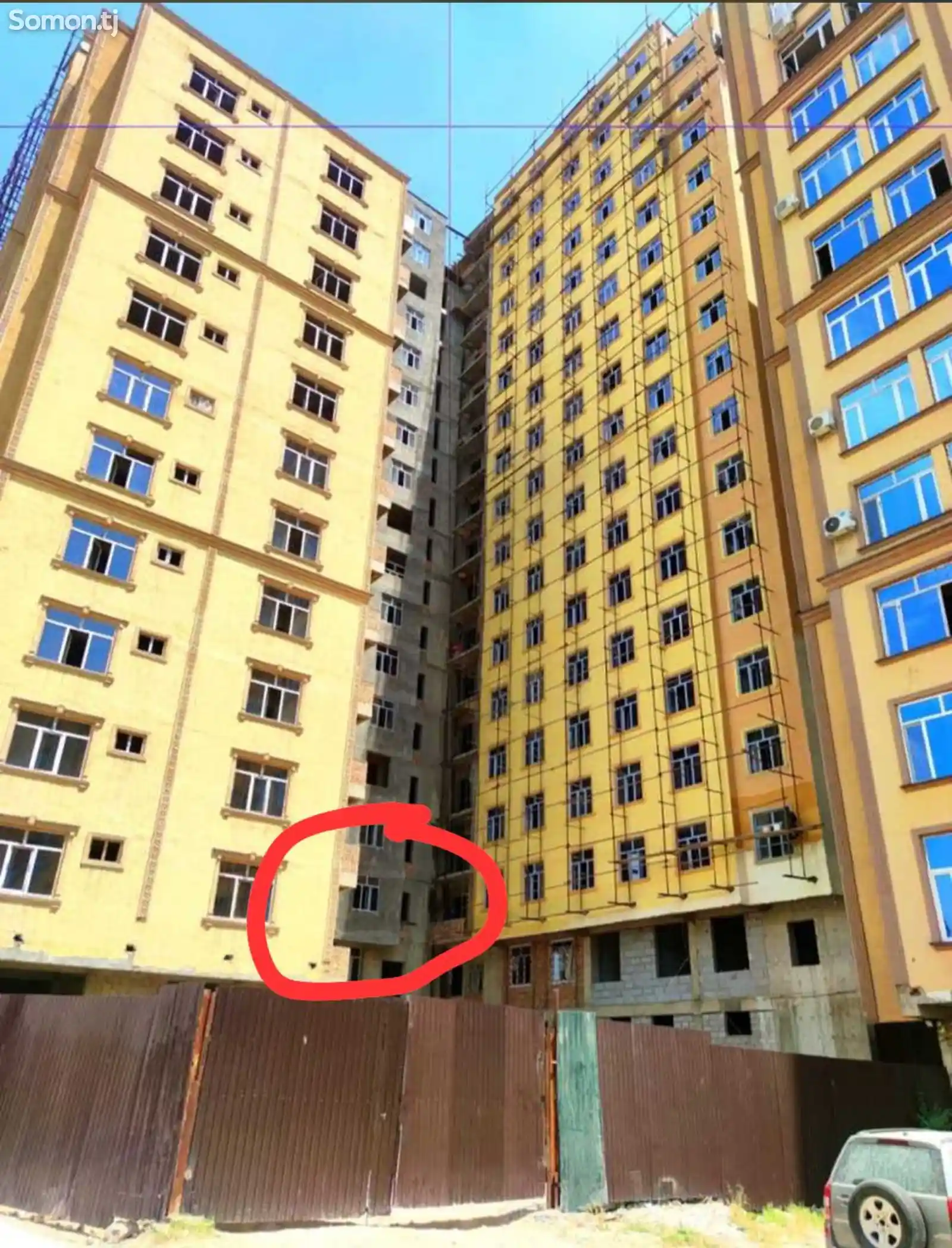 2-комн. квартира, 2 этаж, 77 м², Шохмансур-3