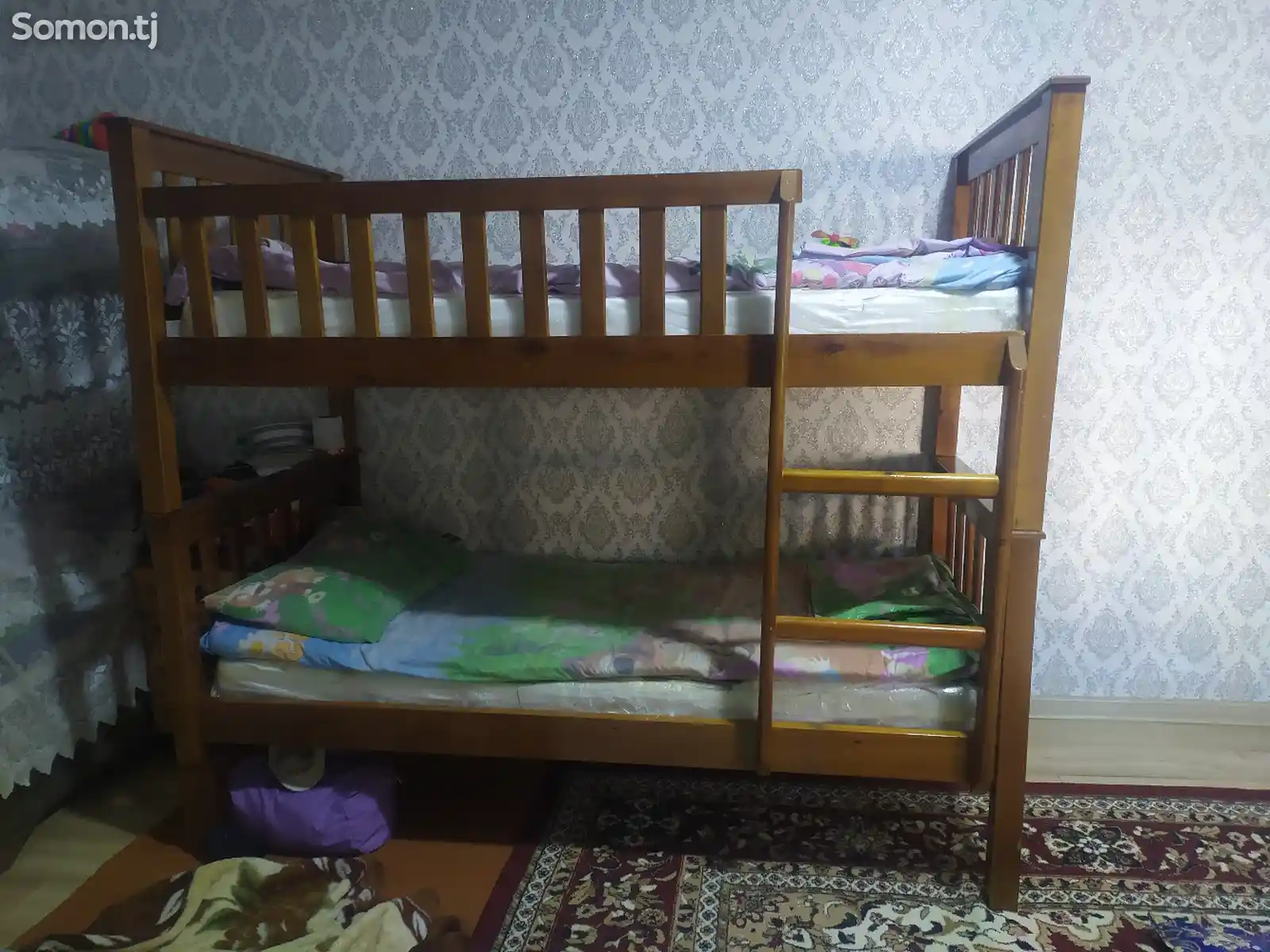 Детская двухъярусная кровать-5