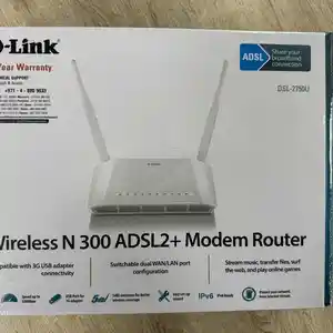 Роутер D-Link DSL-2750U USB Port