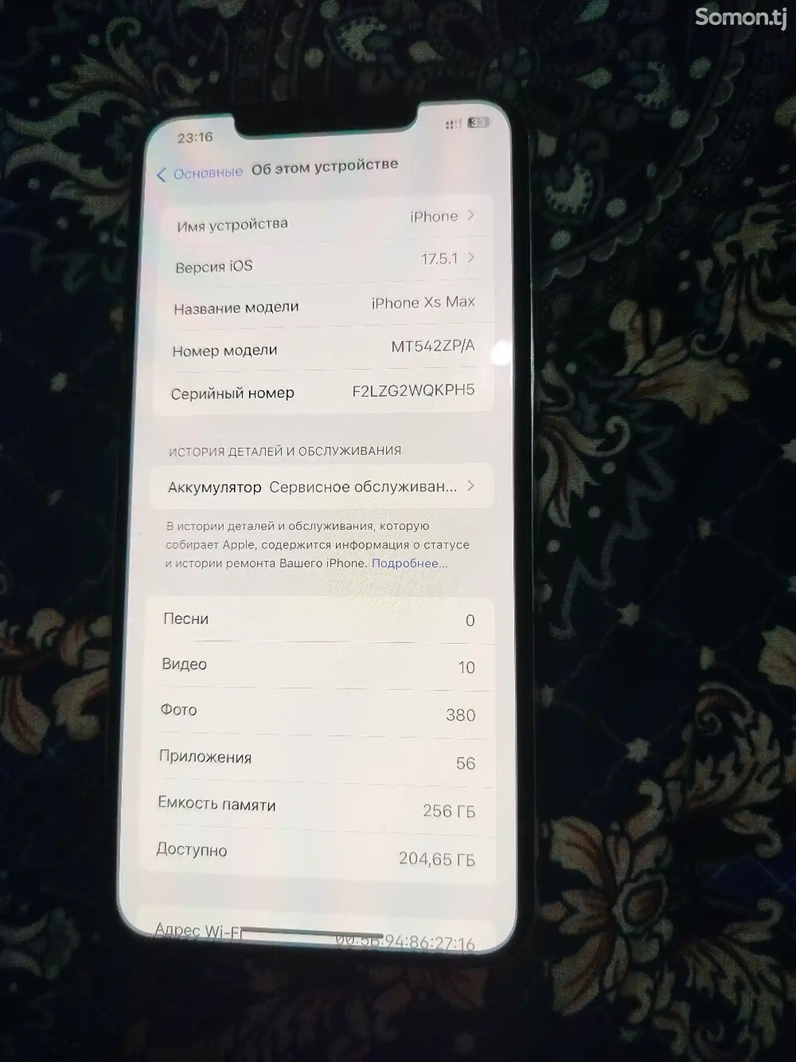 Apple iPhone Xs Max, 256 gb, Silver-3