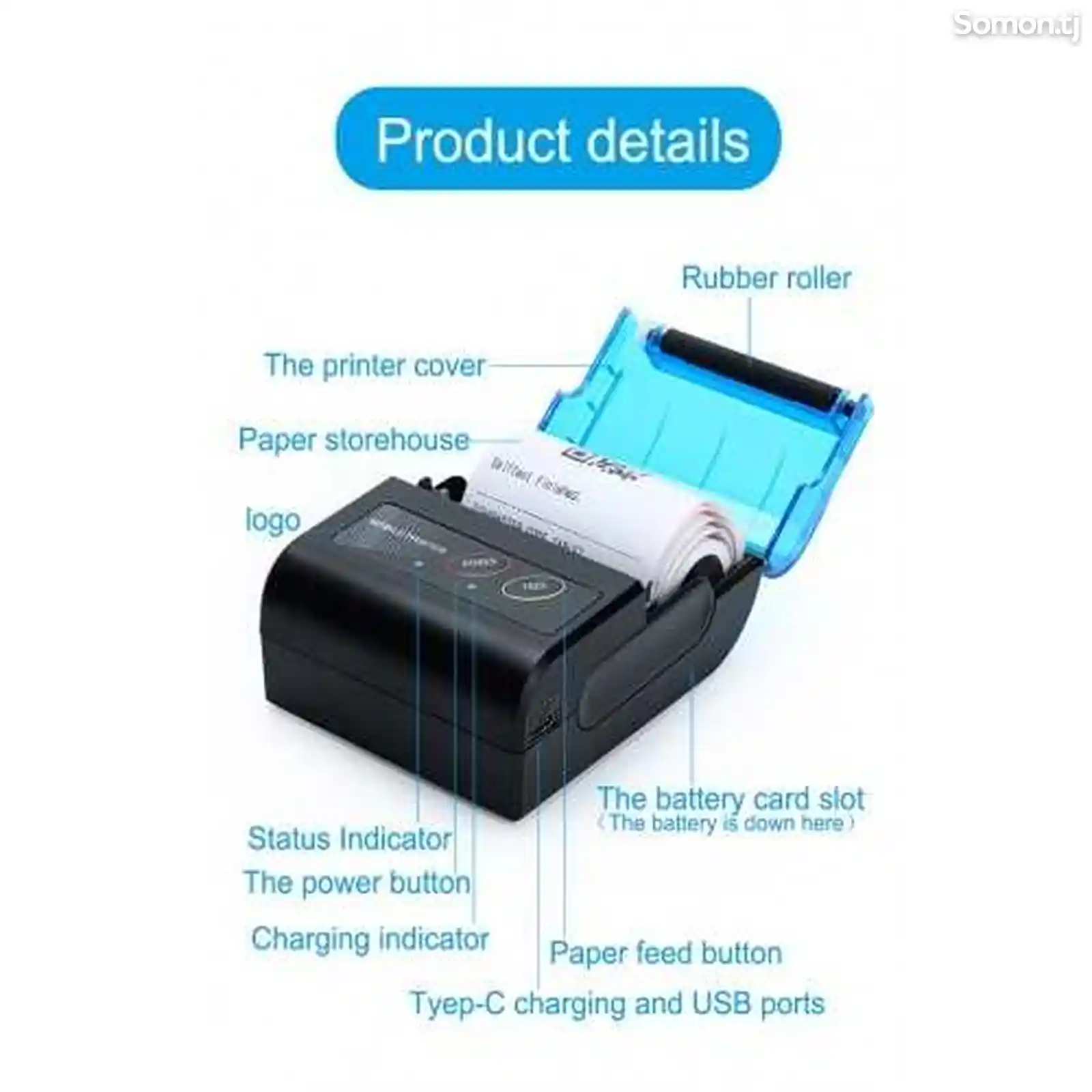 Мобильный принтер для печати чеков-4