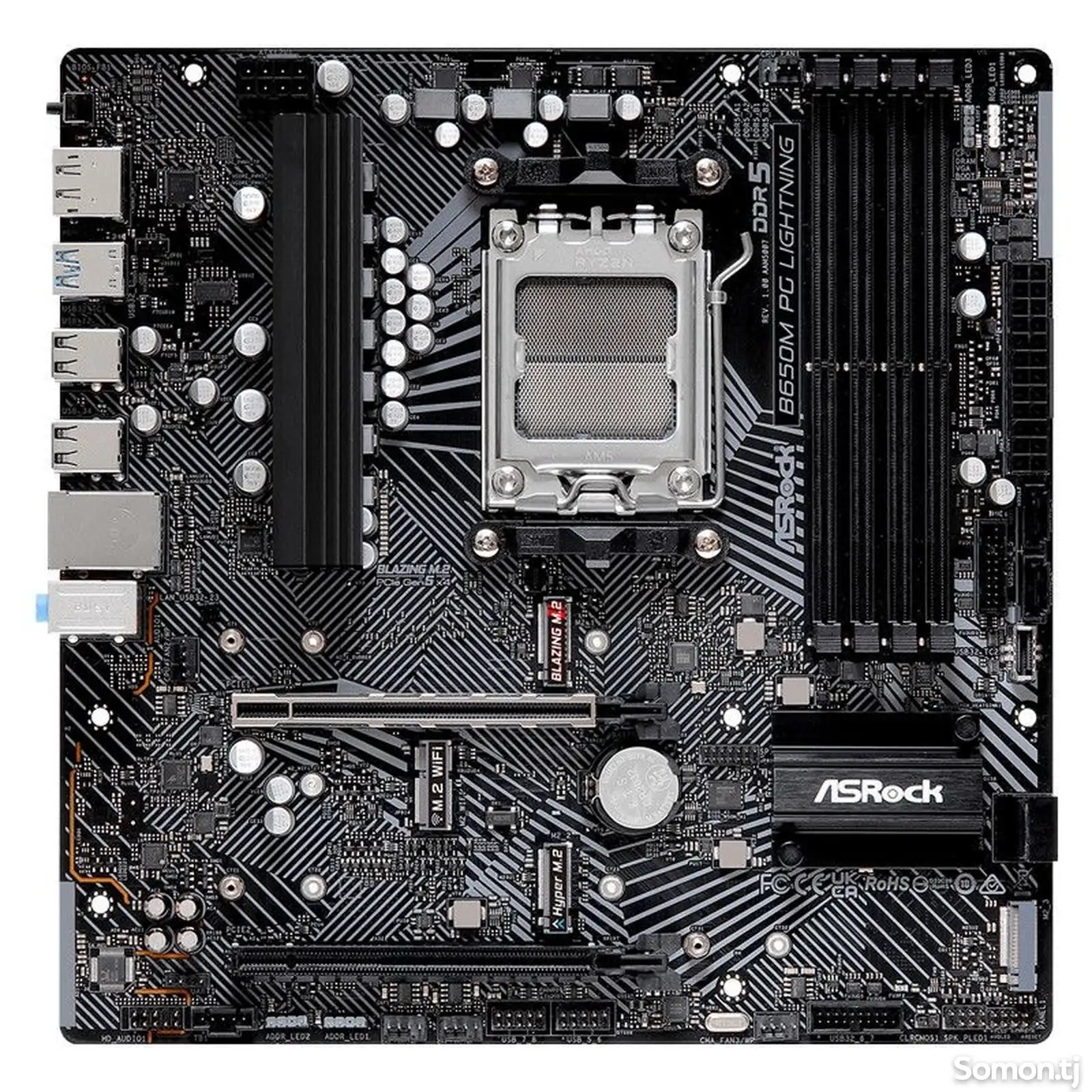 Материнская плата Asrock b650m PG LIGHTNING + Ryzen 5 7500f на заказ-3