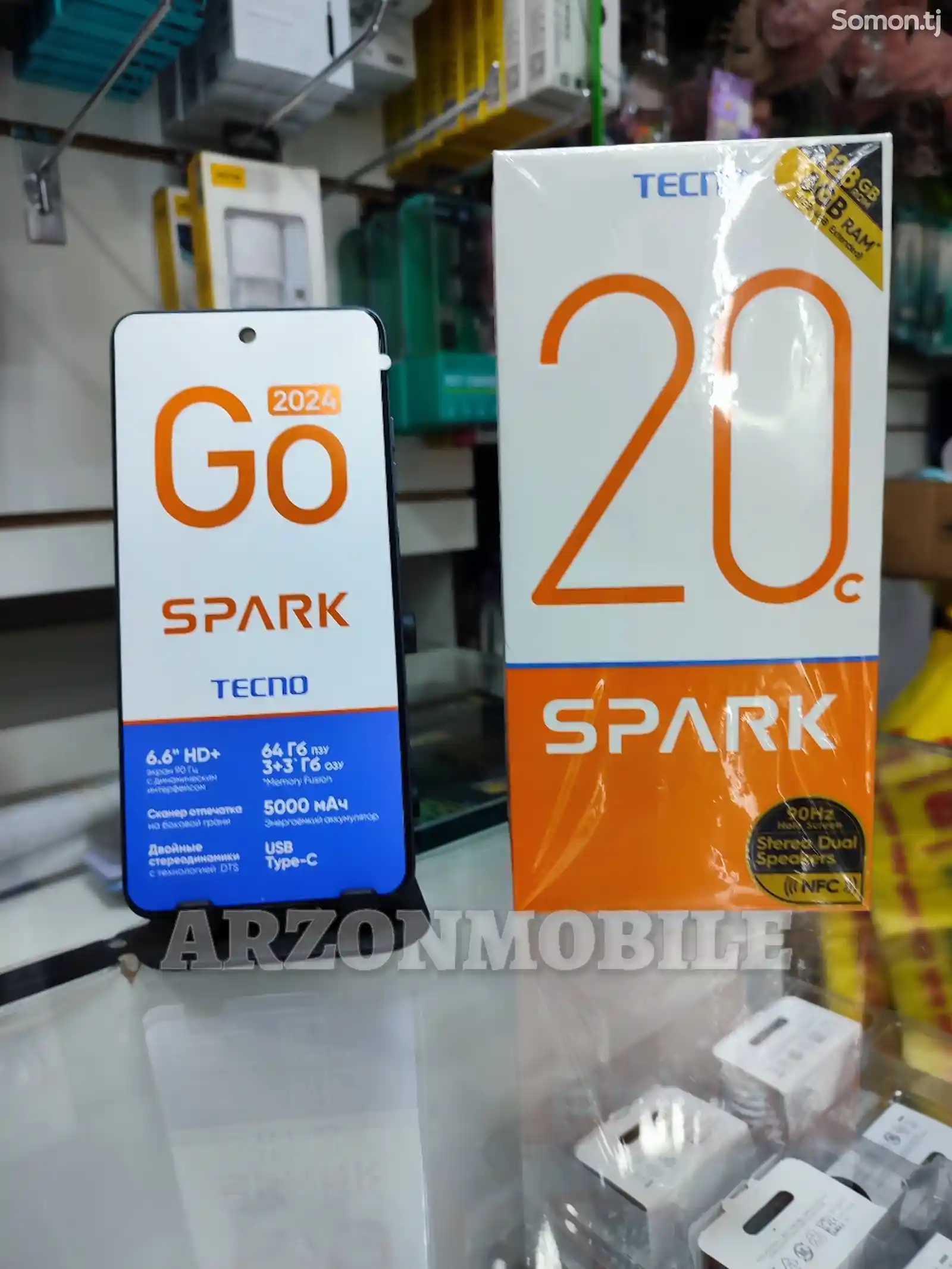 Tecno Spark 20C 4+4/128Gb Black-5