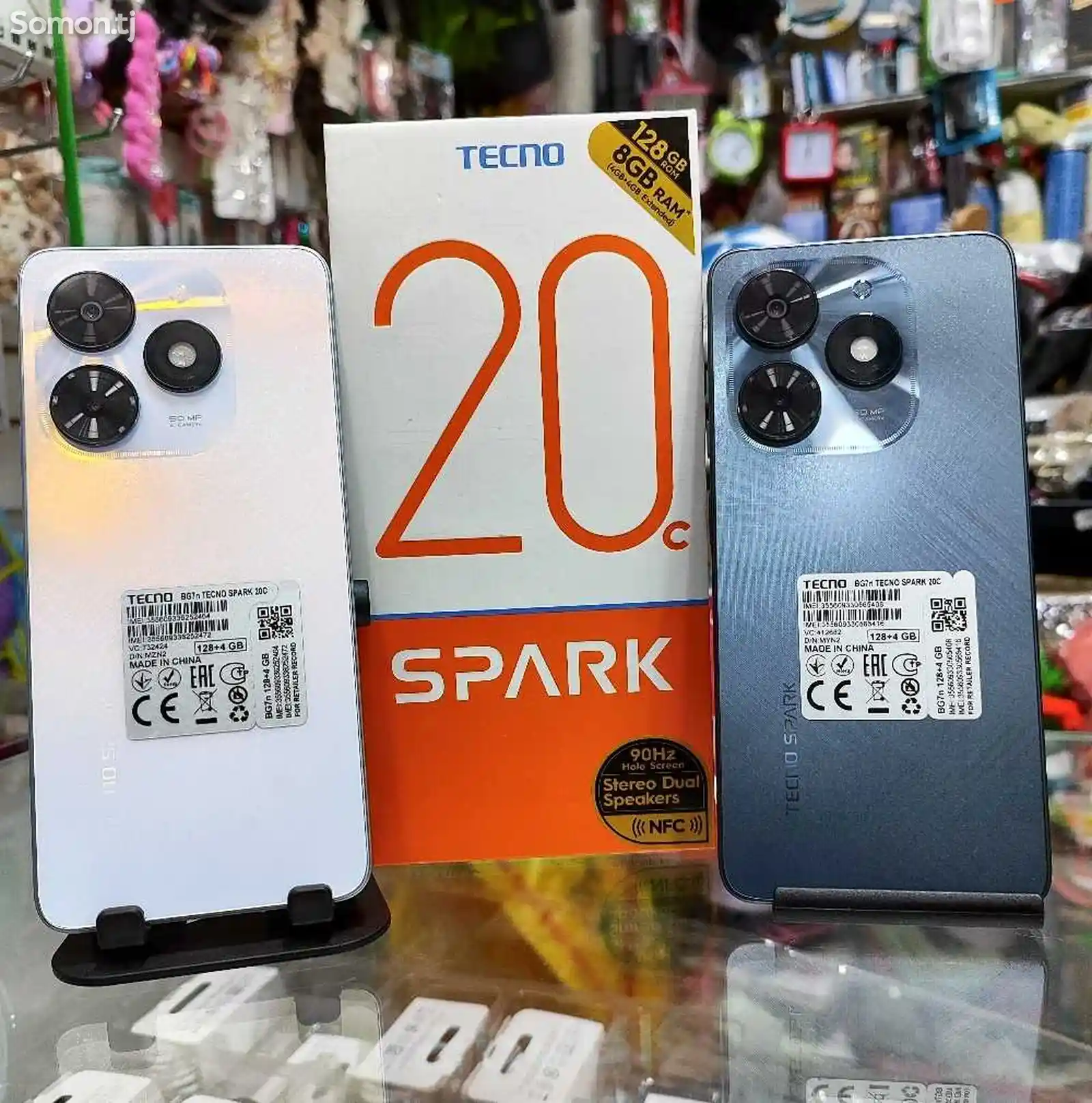 Tecno Spark 20C 8/128Gb White-1